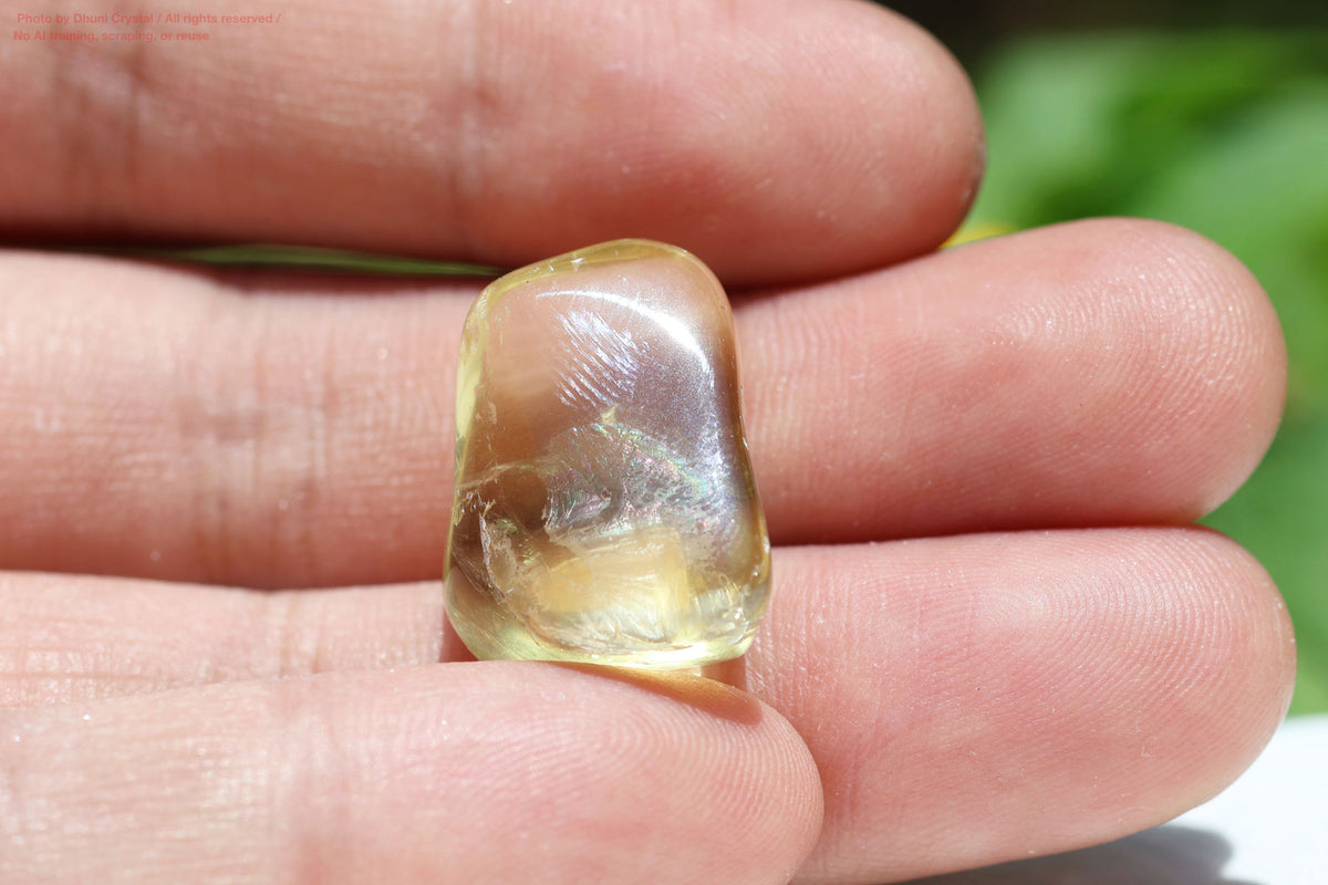 天然シトリン／タンブル