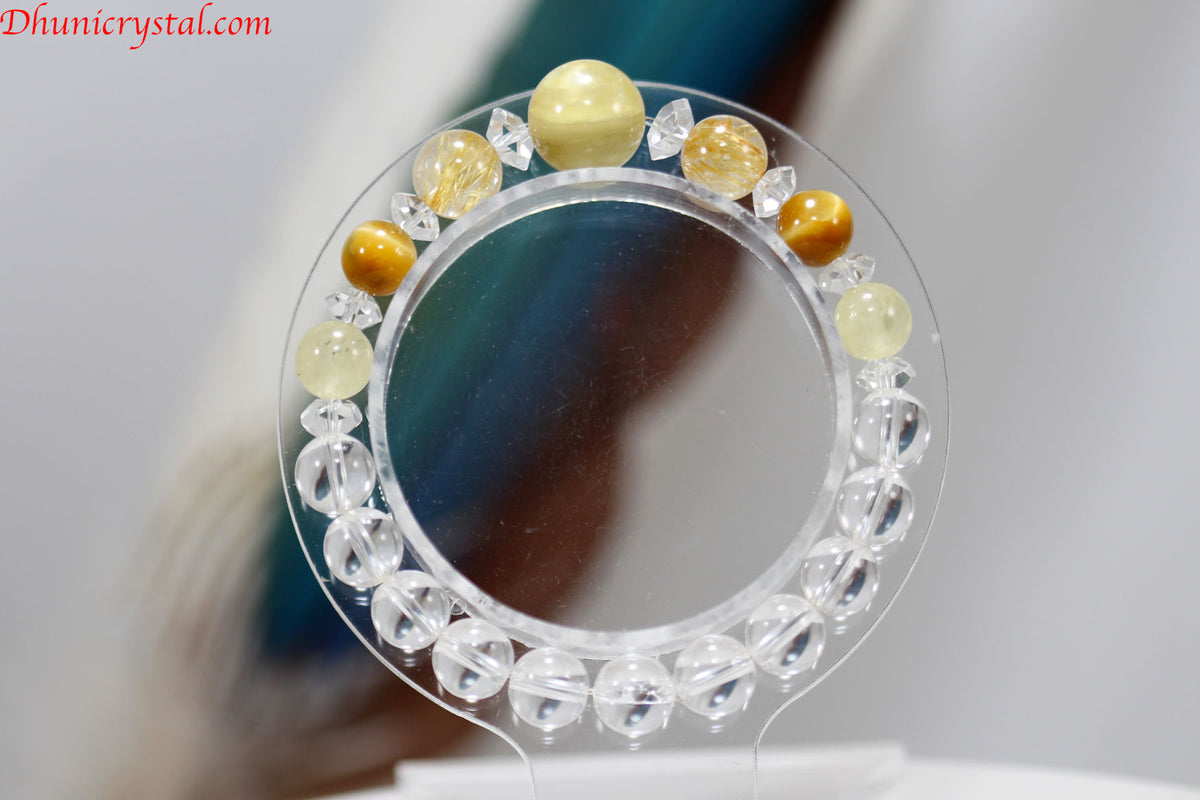 Dhunicrystal、まごころブレスレット【金運、仕事運のブレス】