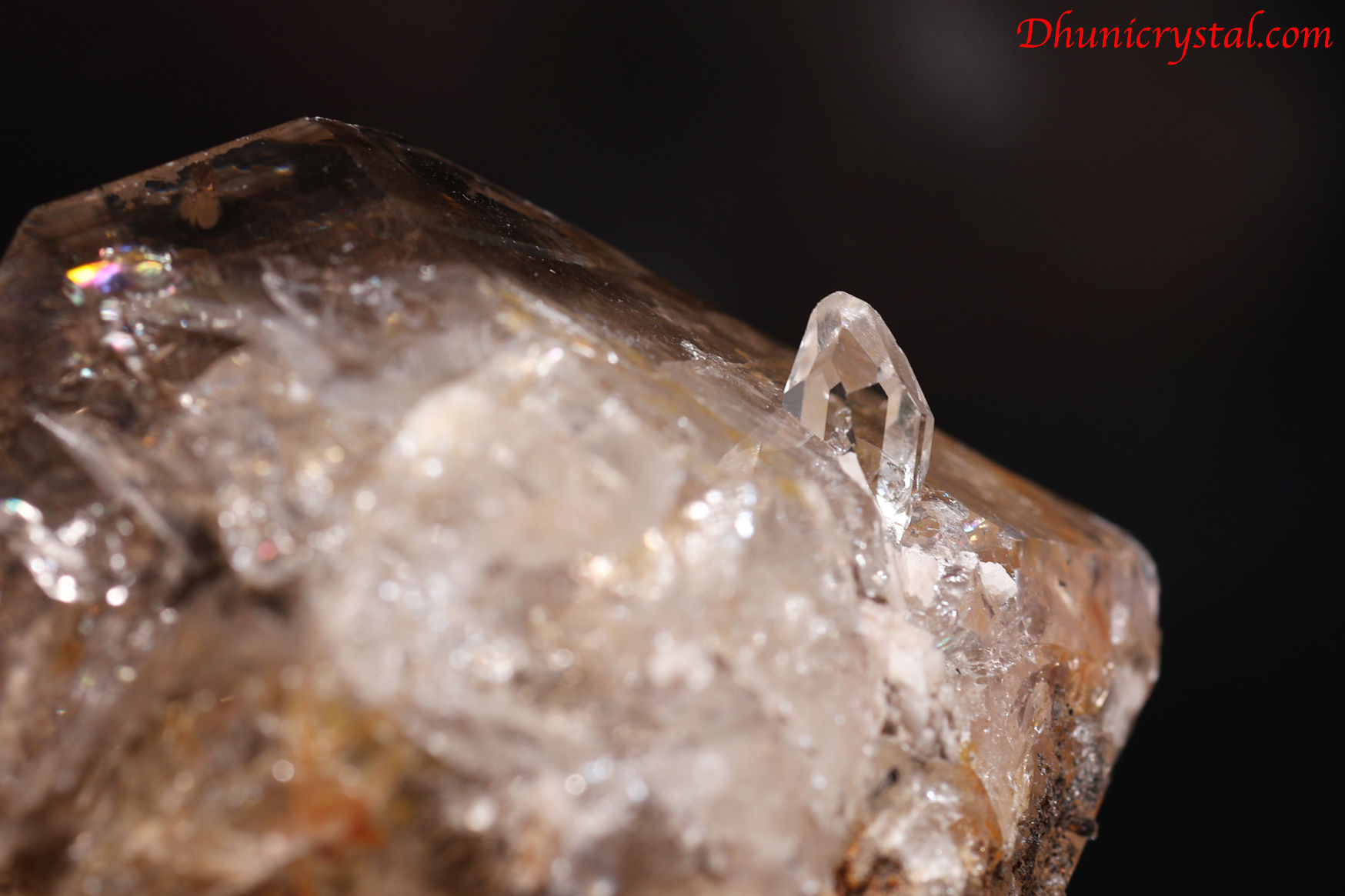 美✨希少✨AAAA NYハーキマーダイヤモンド エレスチャル✨アヴァンダンスの光 稀少✨AAAA】アメリカNY産❂ハーキマーダイヤモンド♡4-8mm 10p_Ⅸ