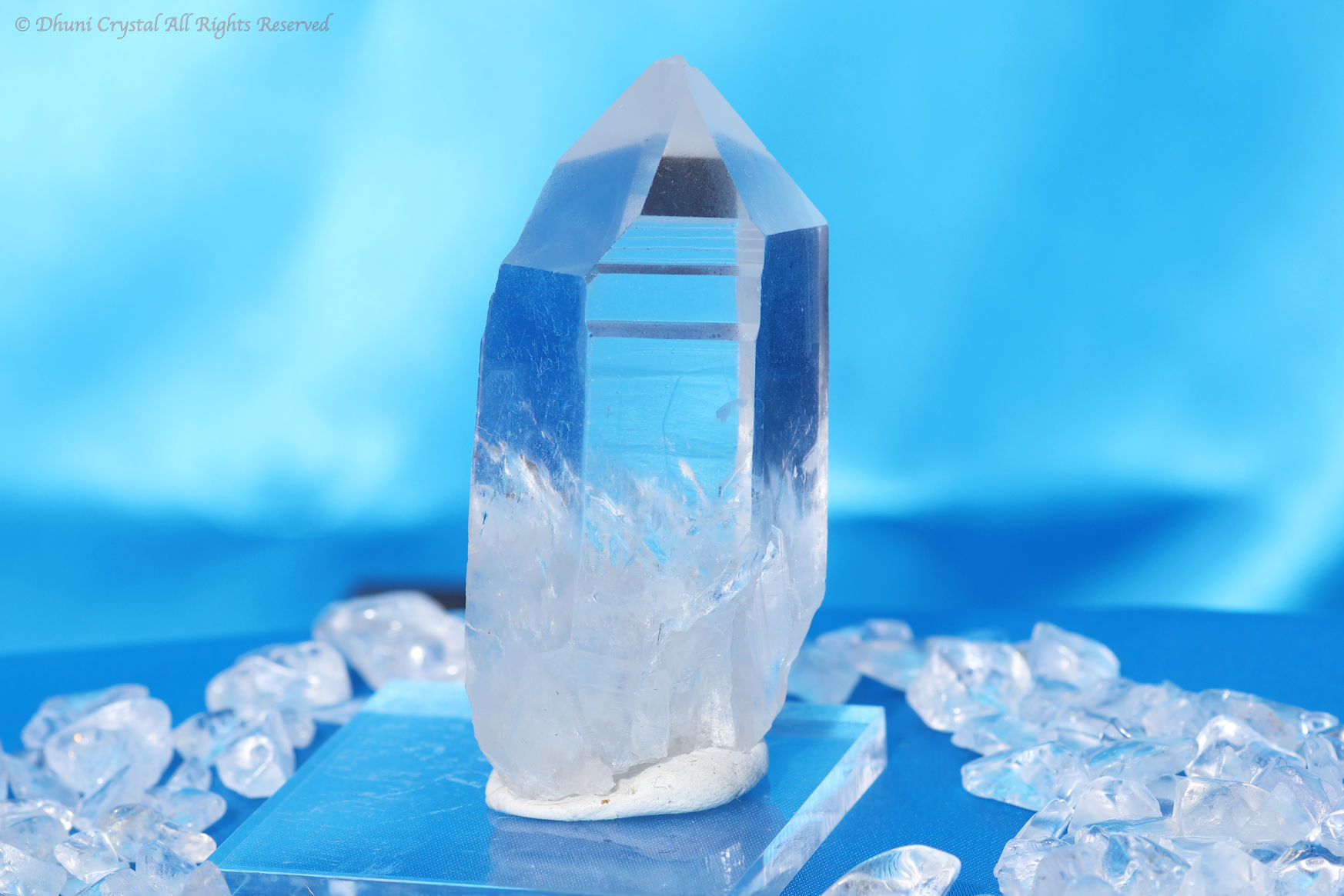 一点物】レムリアンシードクリスタル原石｜成長線が刻まれた高