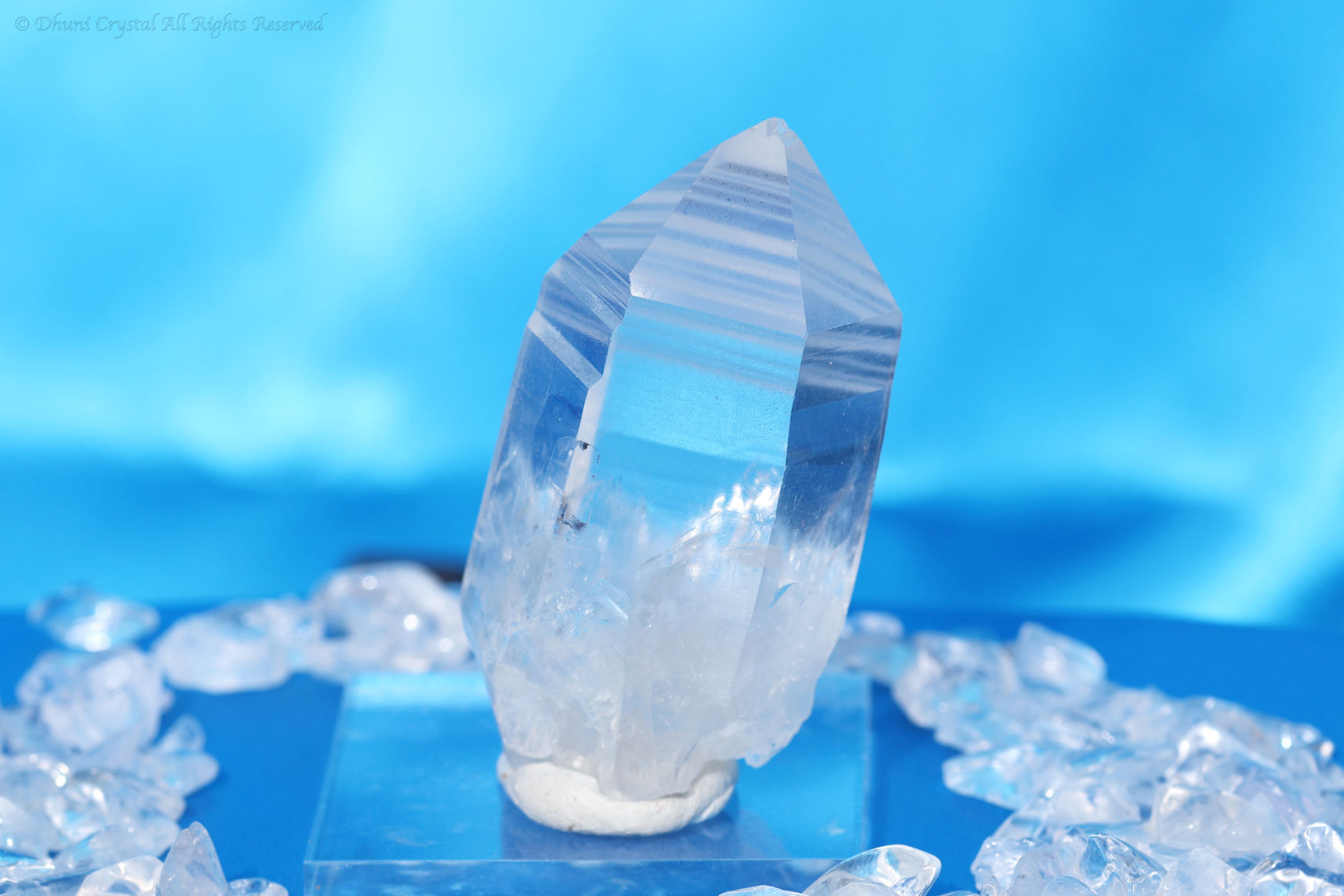 一点物】レムリアンシードクリスタル原石｜成長線が刻まれた高波動の