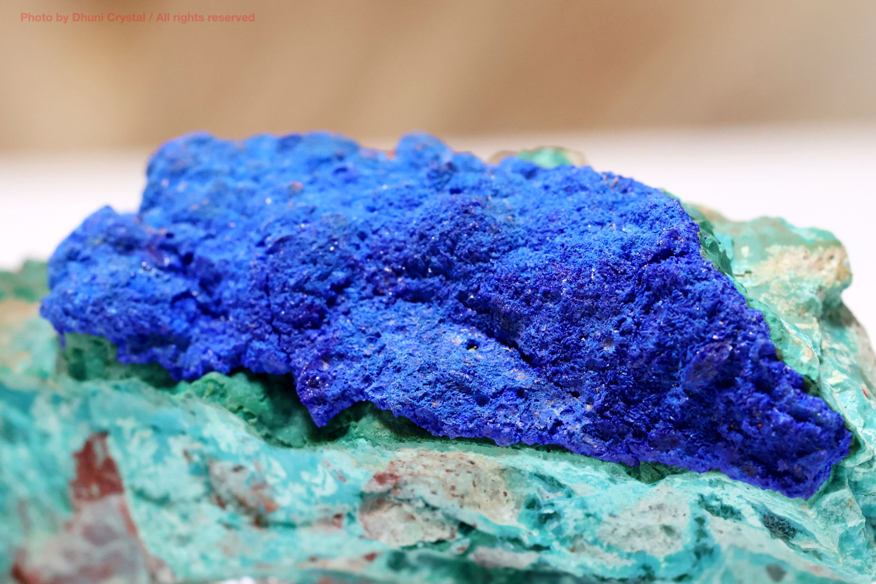 アズライト 原石 深い群青の天然石 銅鉱物標本