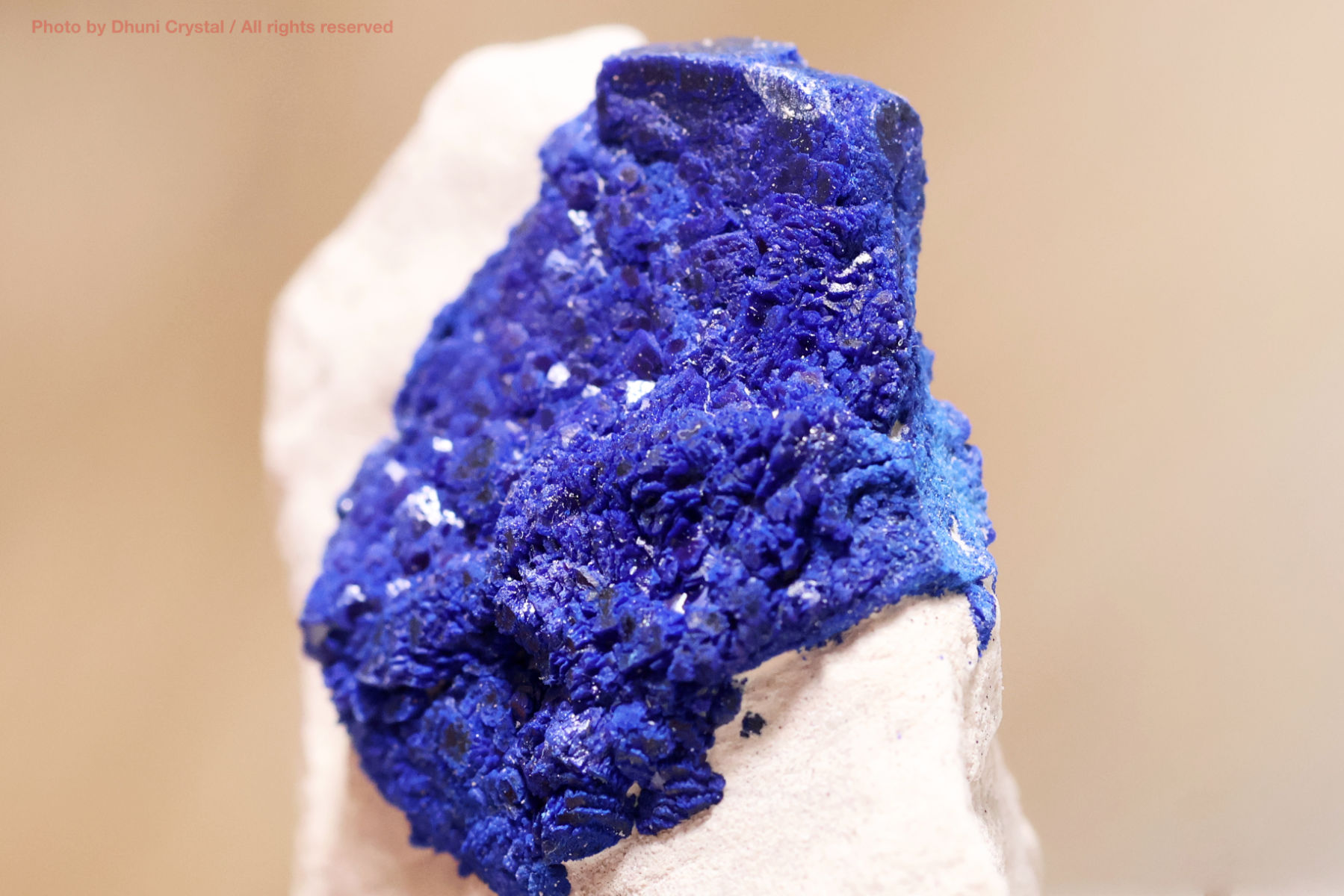 アズライト 原石 深い群青の天然石 銅鉱物標本