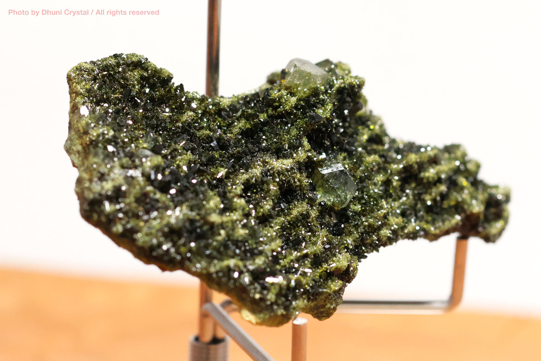 フェアリーフォレストクォーツ/エピドート&水晶の画像