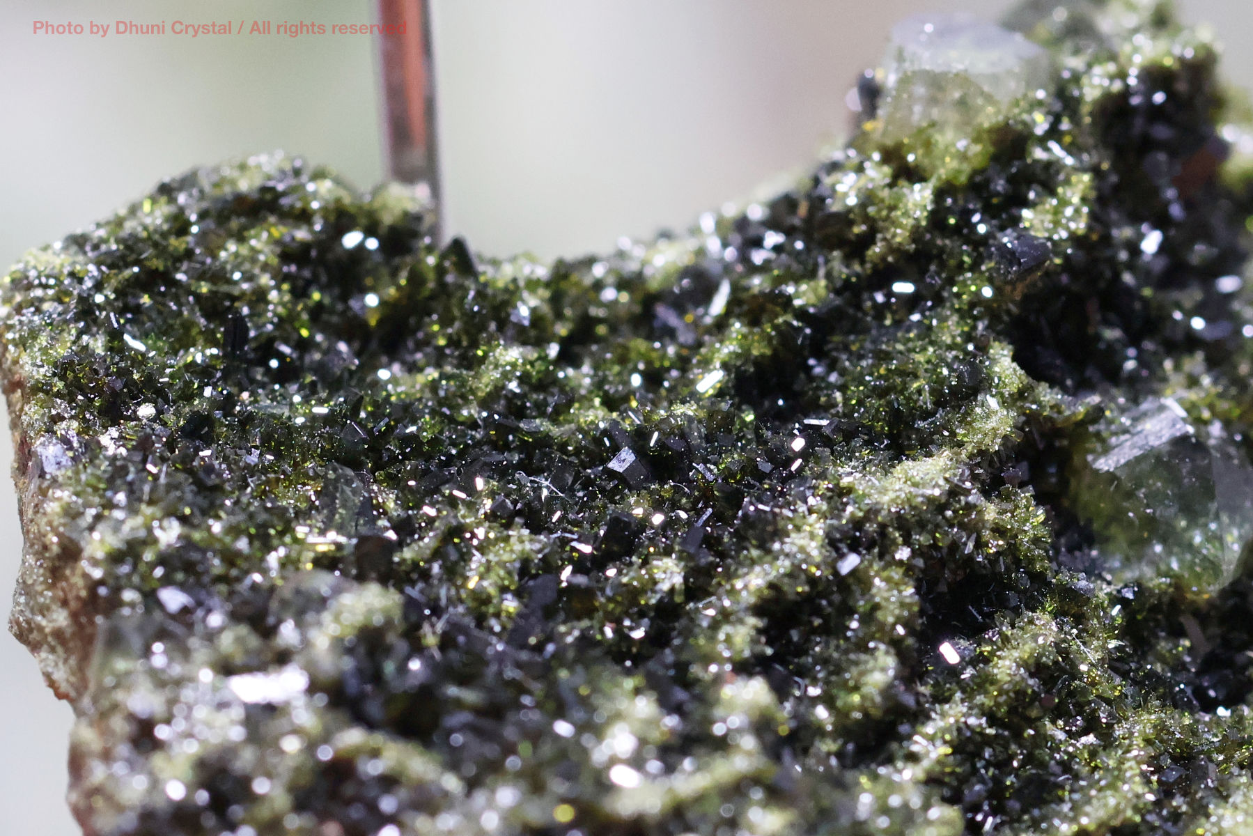 フェアリーフォレストクォーツ/エピドート&水晶の画像