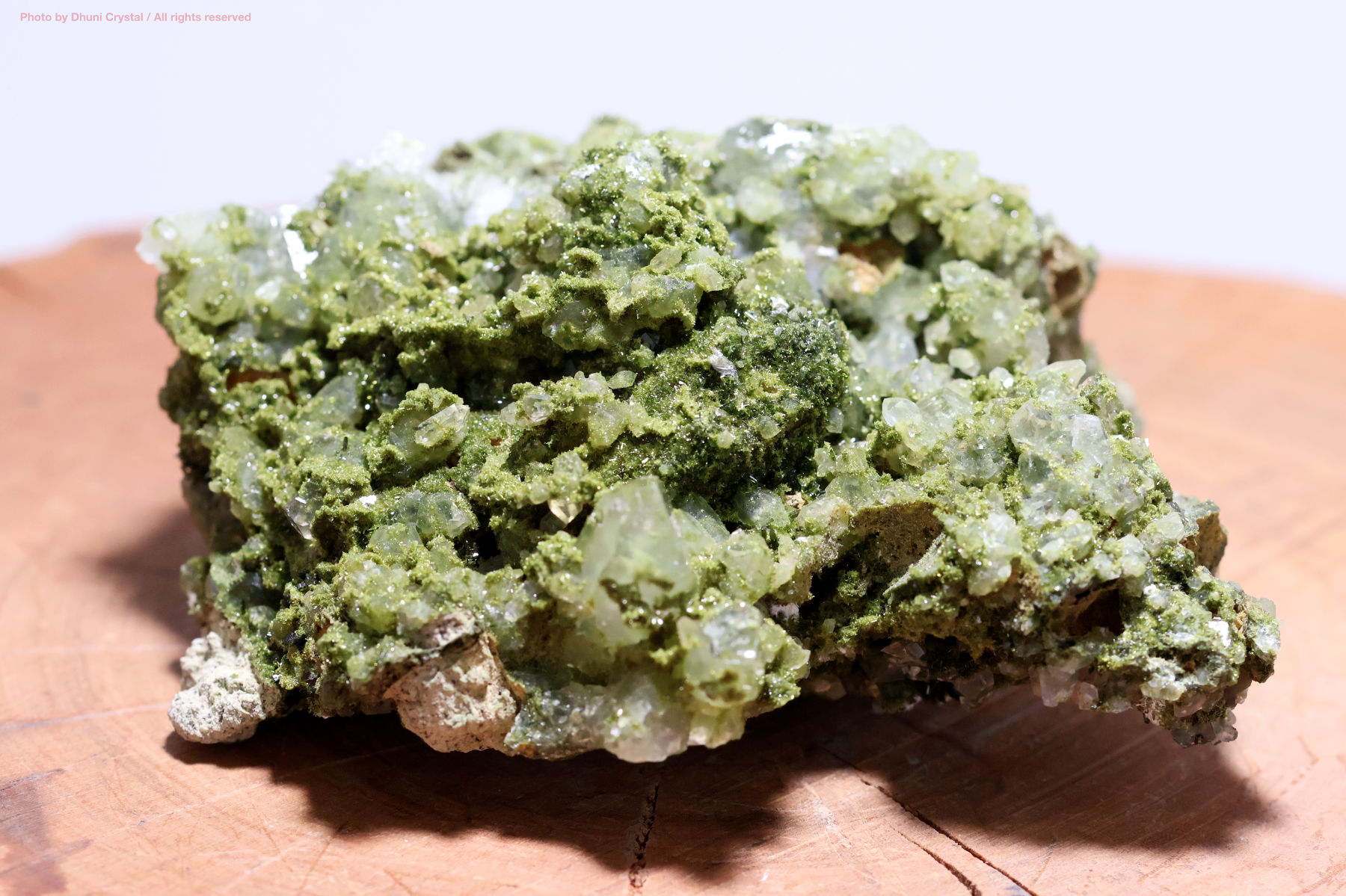 フェアリーフォレストクォーツ/エピドート&水晶の画像