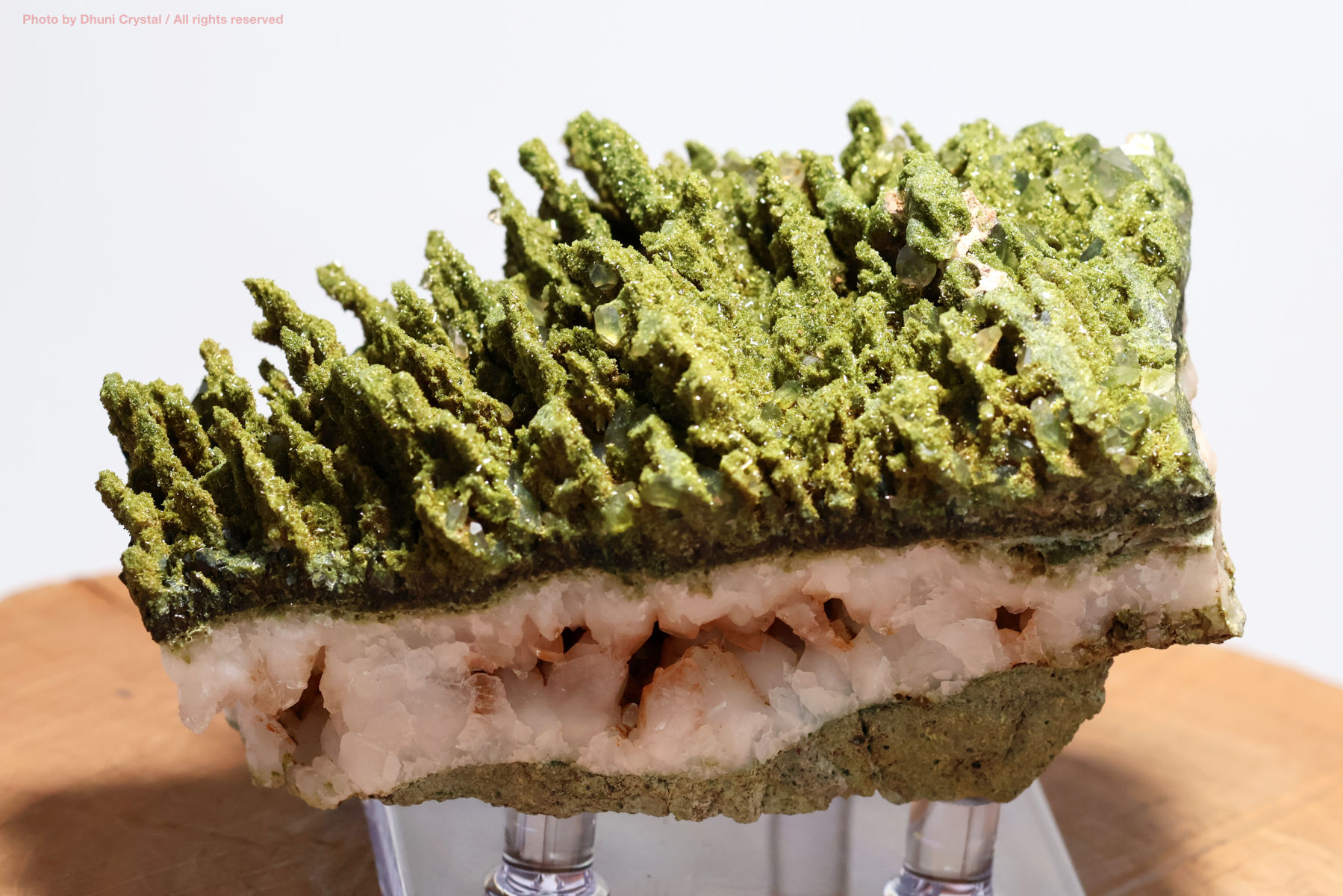 フェアリーフォレストクォーツ/エピドート&水晶の画像