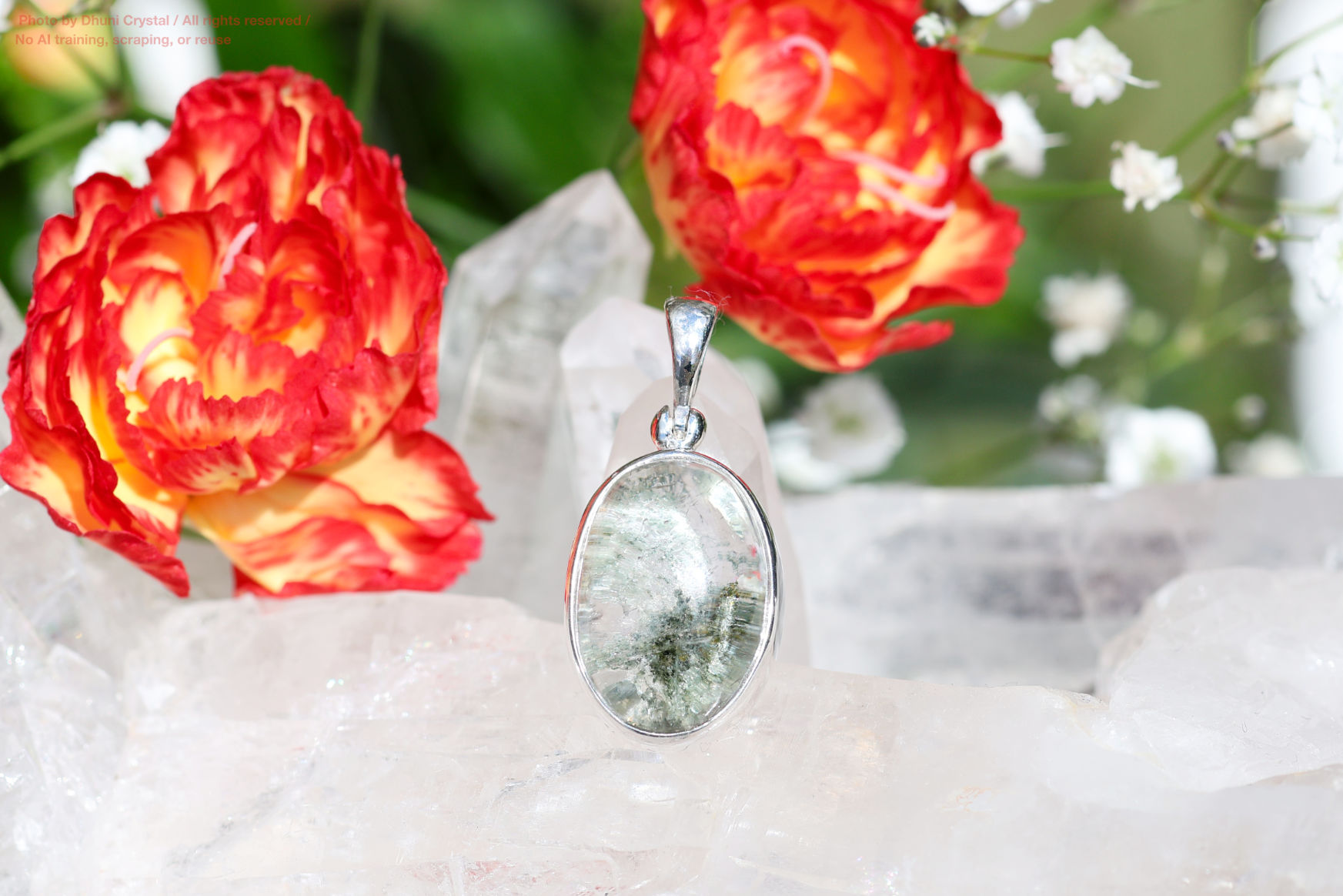 スターボーンペンダント・ガーデンクォーツの画像” loading=