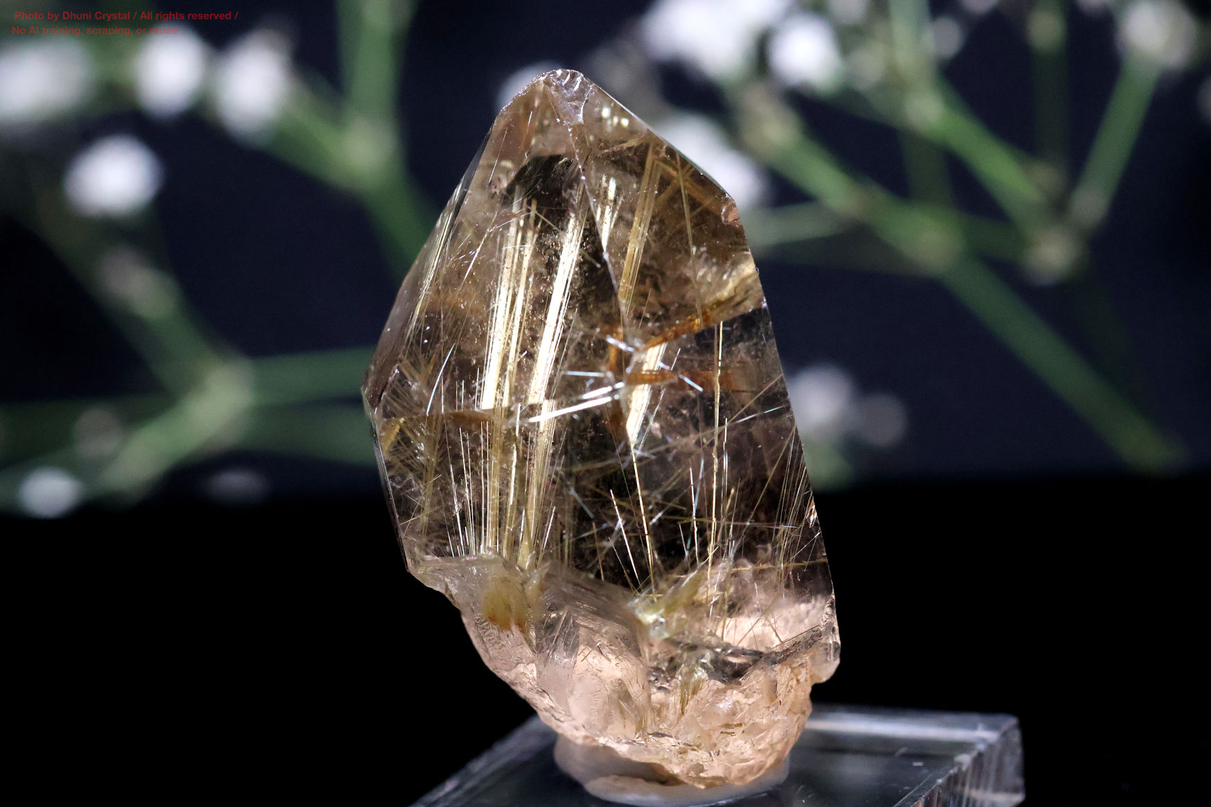 ルチルの側面画像