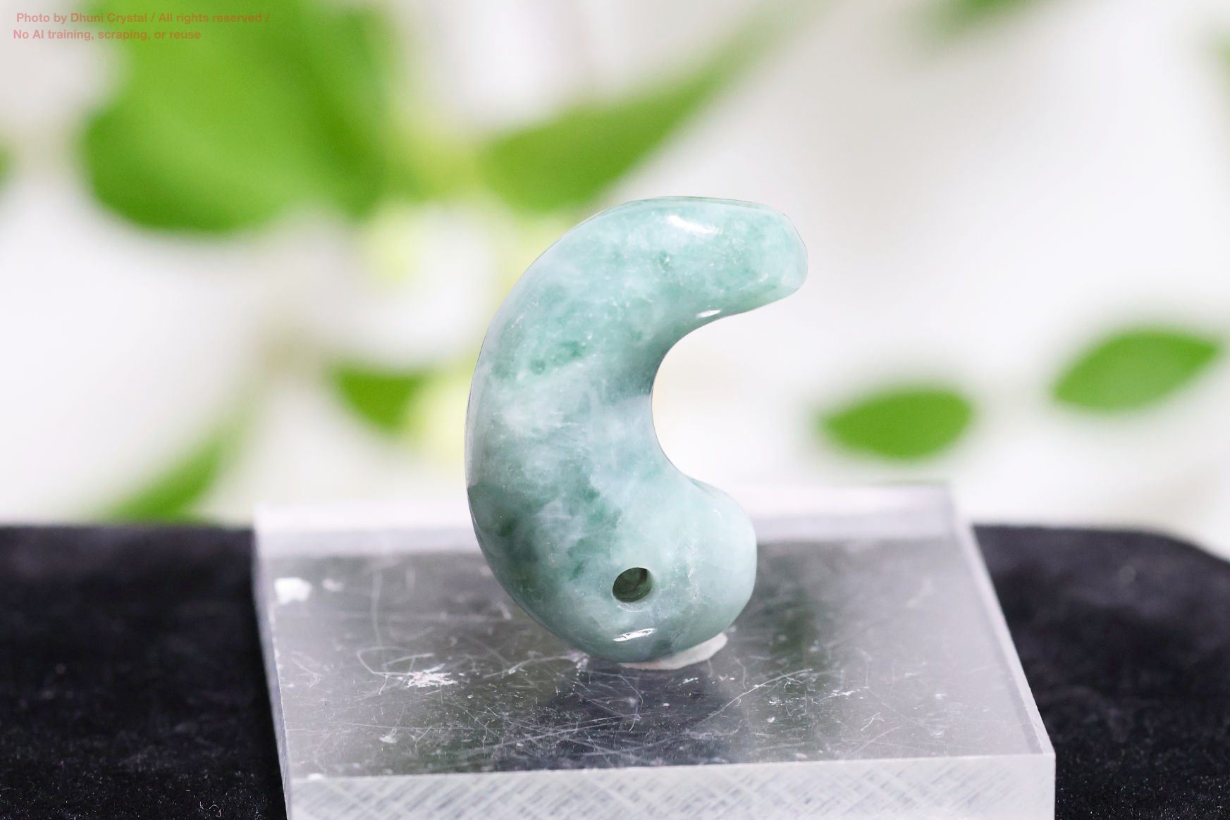 翡翠の側面画像