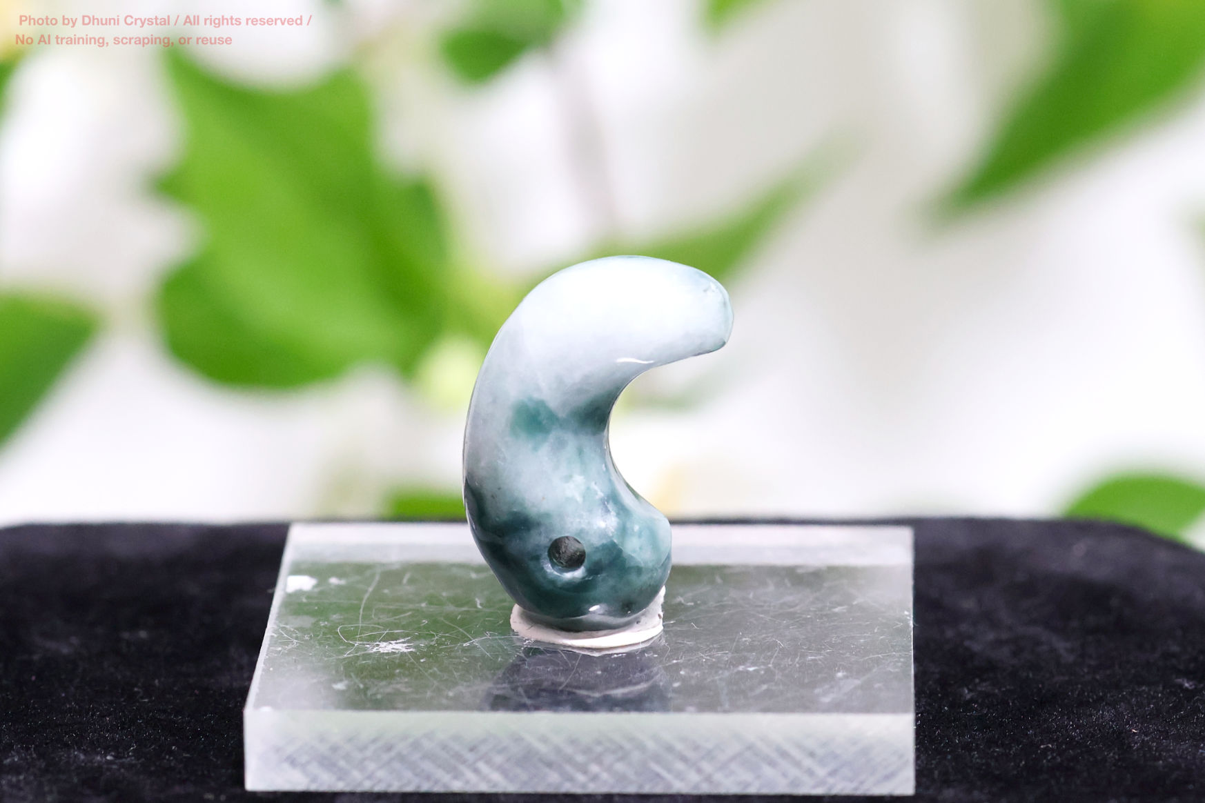 翡翠の側面画像