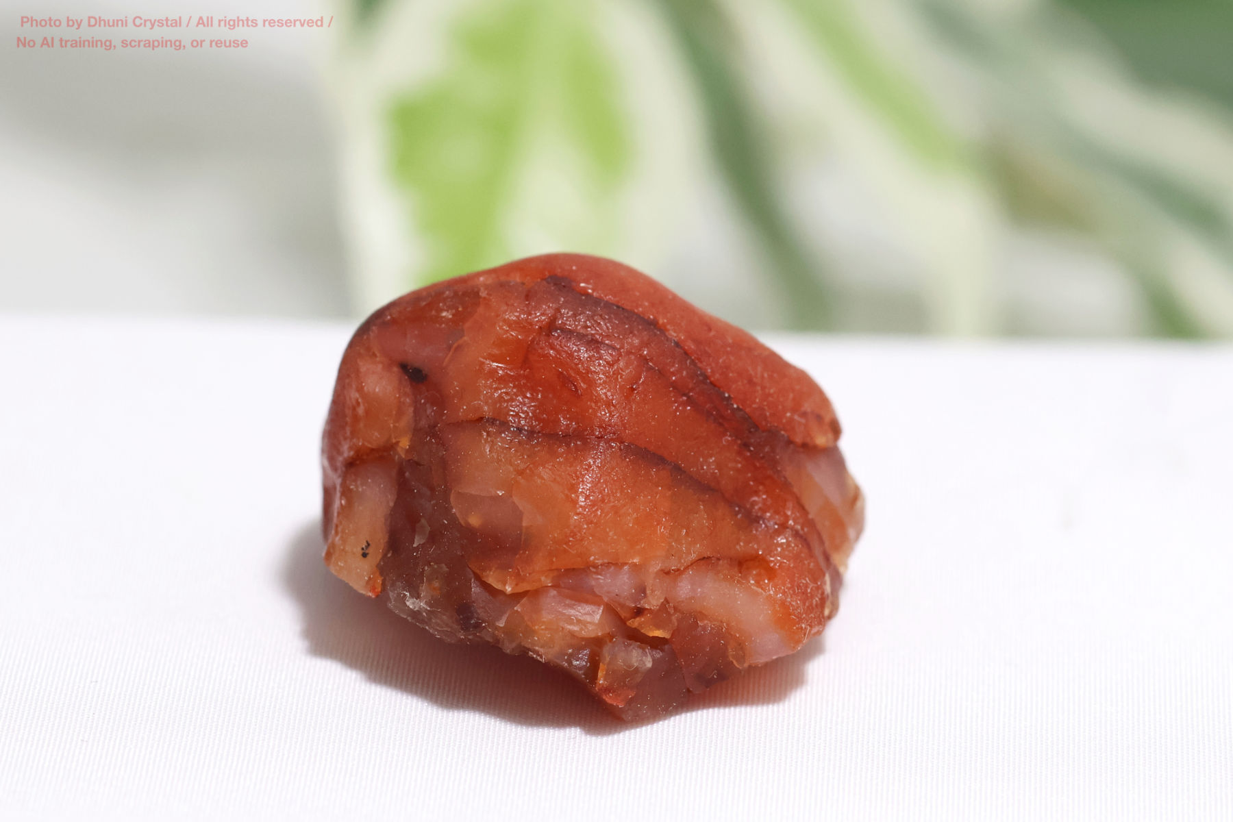 カーネリアンのハート型の画像” loading=