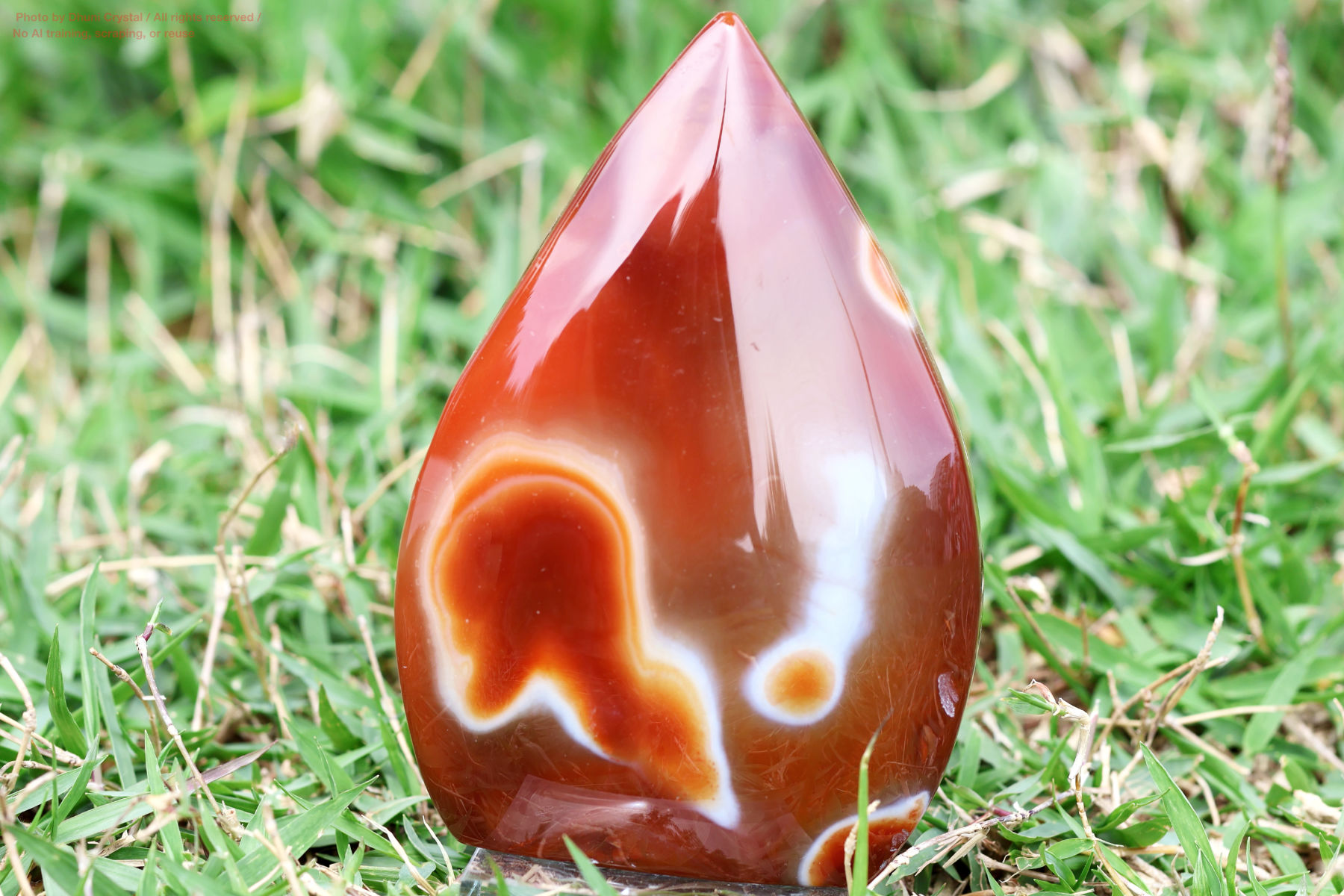 カーネリアンのハート型の画像” loading=