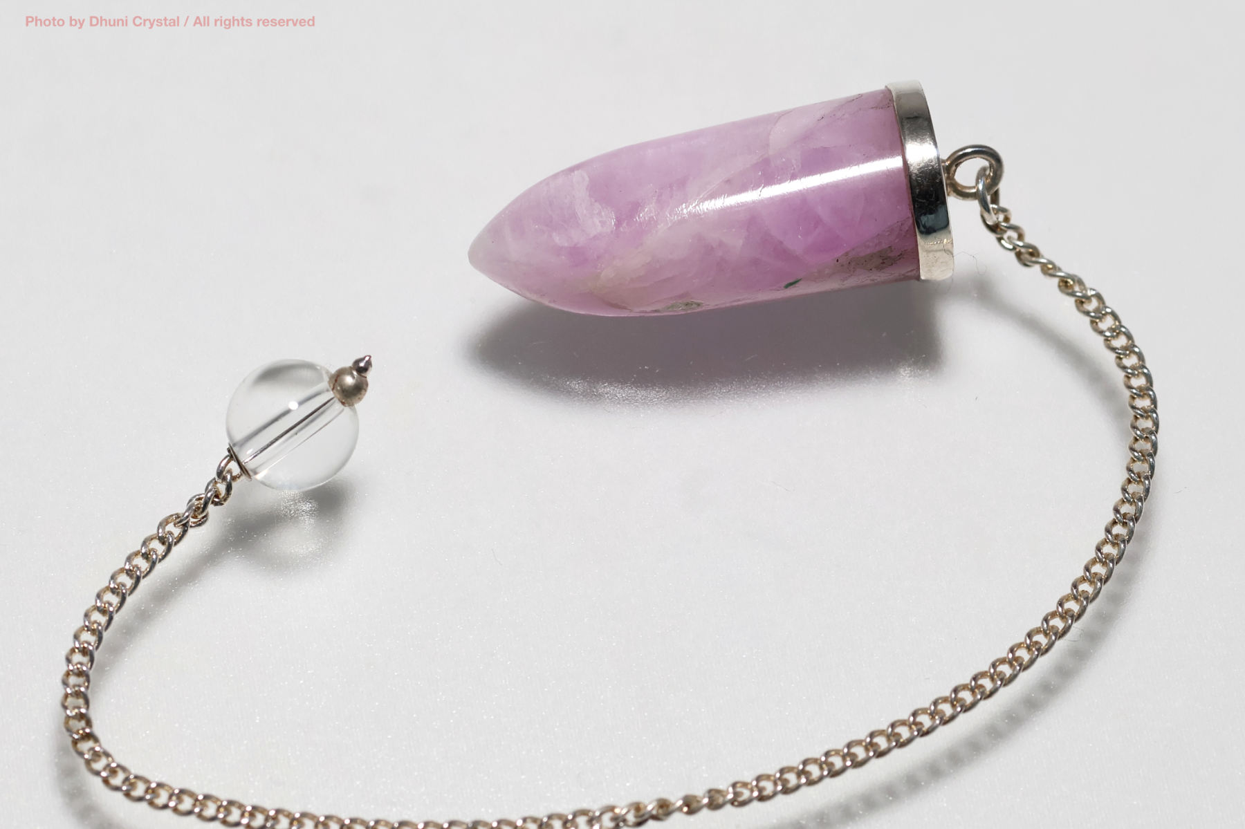 クンツァイトペンジュラムの画像