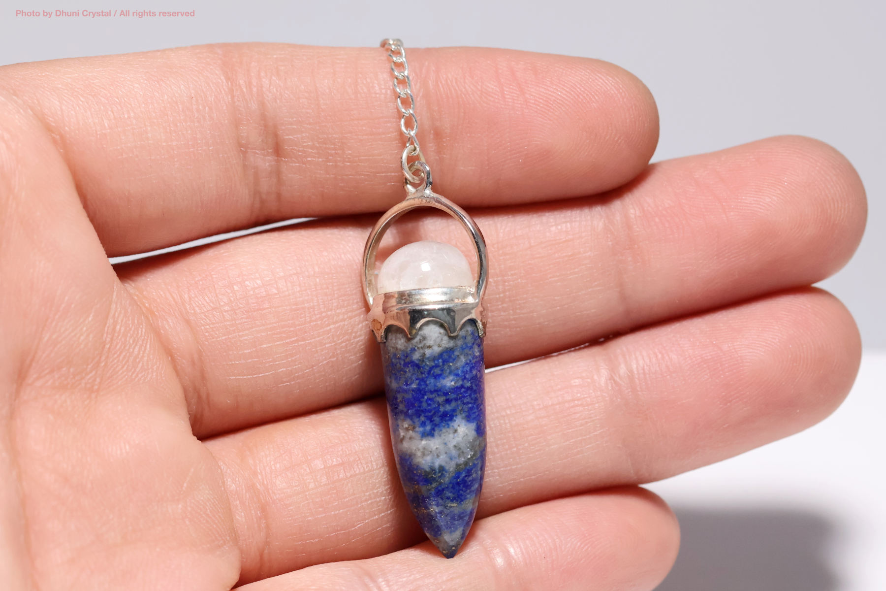 ラピスラズリ ペンジュラム 天然石 真実と直感を導く聖なる石