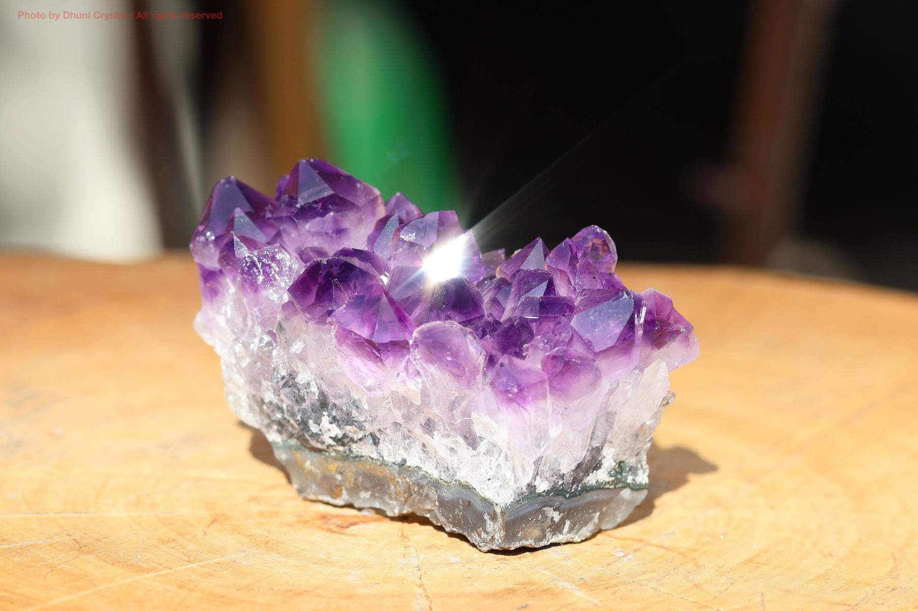 アメジストクラスター 原石 浄化と安らぎをもたらす天然石