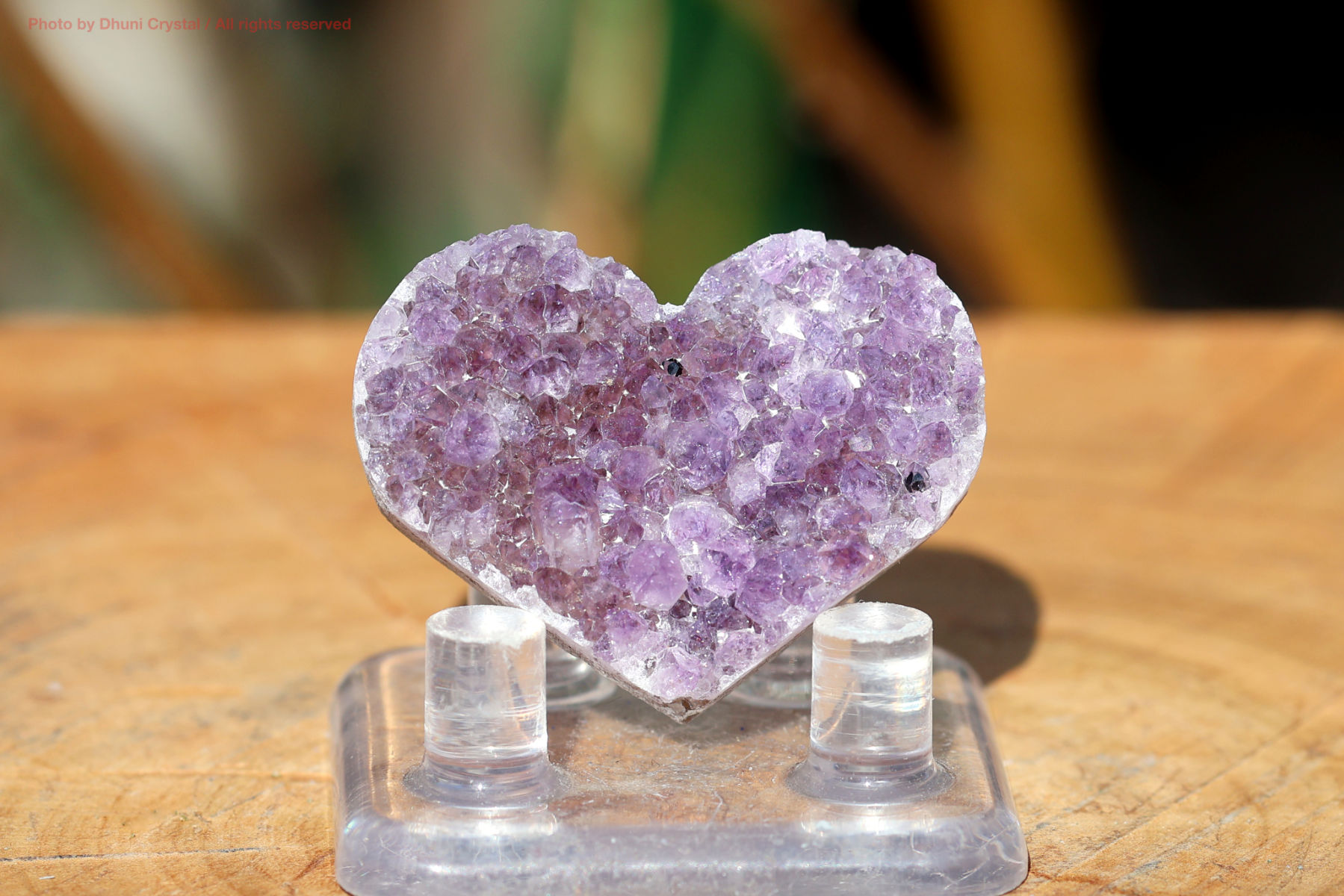 天然石　大きい　アメシスト　ハート　クラスター アメジストクラスター 原石 浄化と安らぎをもたらす天然石