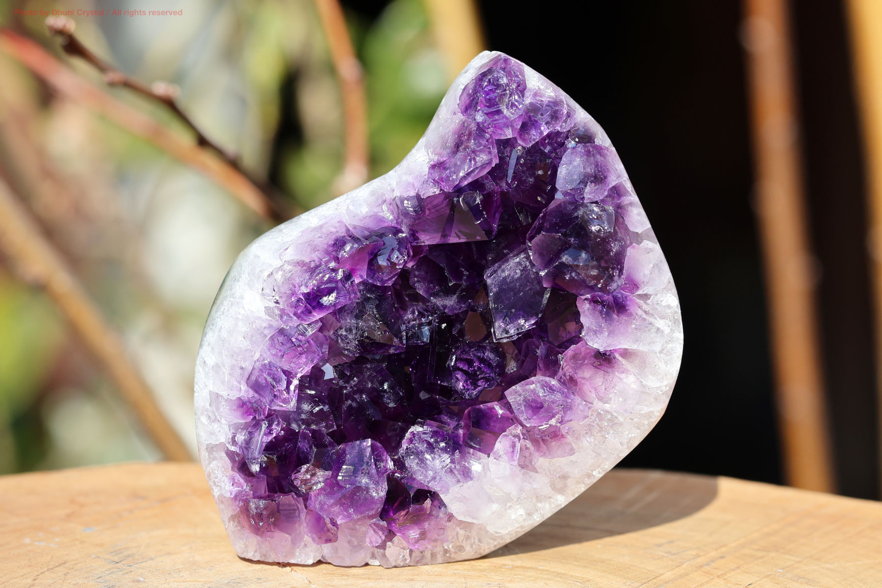 マ*ー様 天然石アメシストスクエア特大サイズ13号 アメシスト・紫水晶