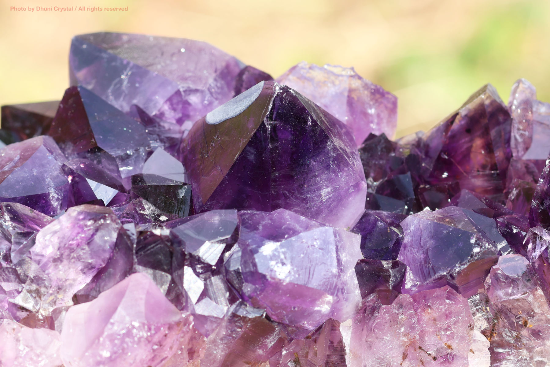 アメジストクラスター 原石 浄化と安らぎをもたらす天然石