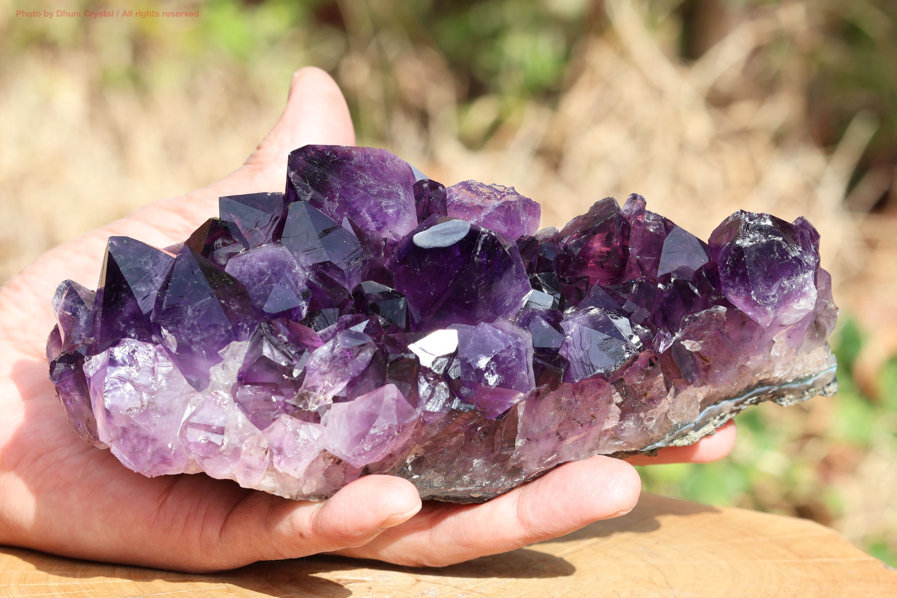 アメジストクラスター 原石 浄化と安らぎをもたらす天然石