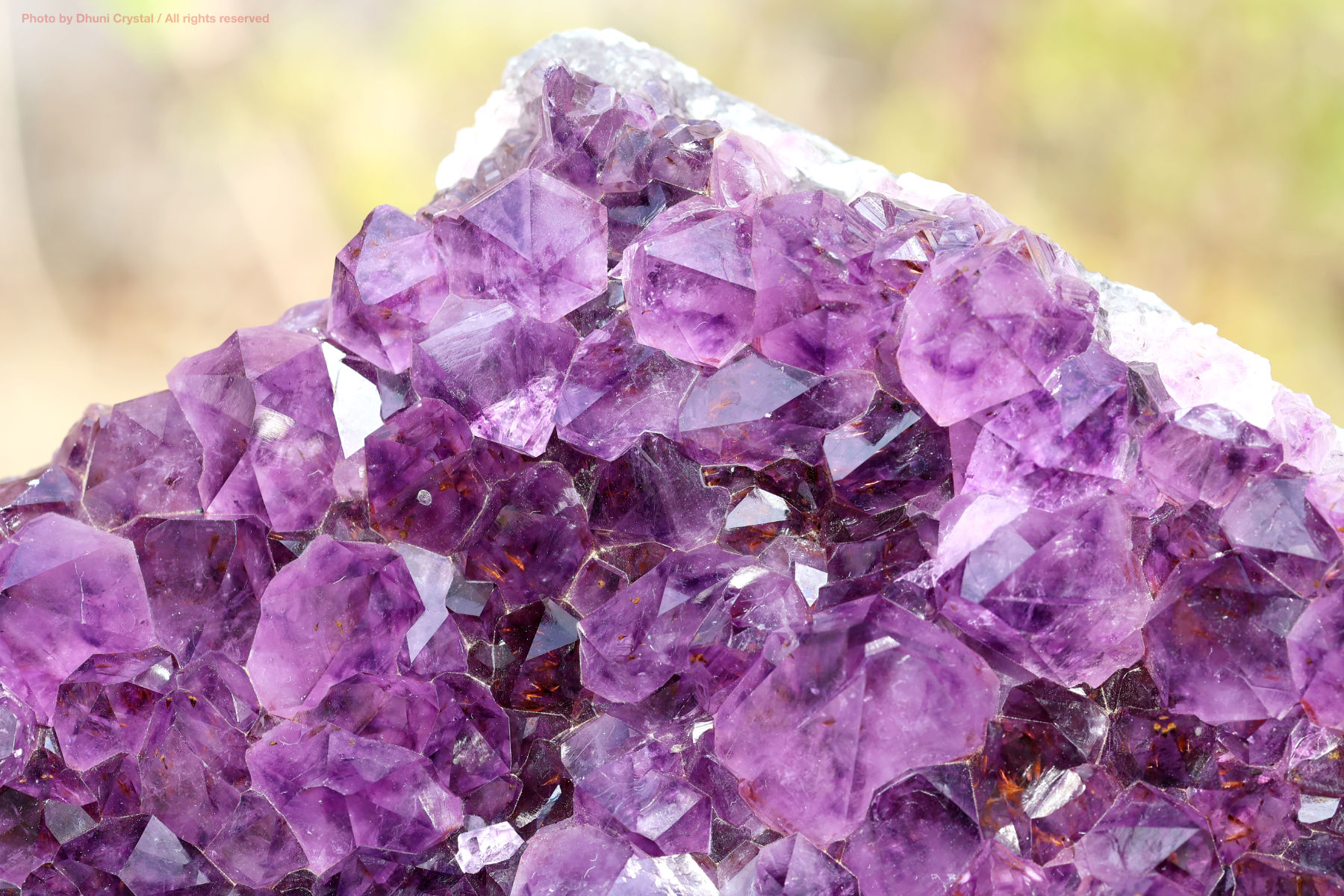 アメジストクラスター 原石 浄化と安らぎをもたらす天然石