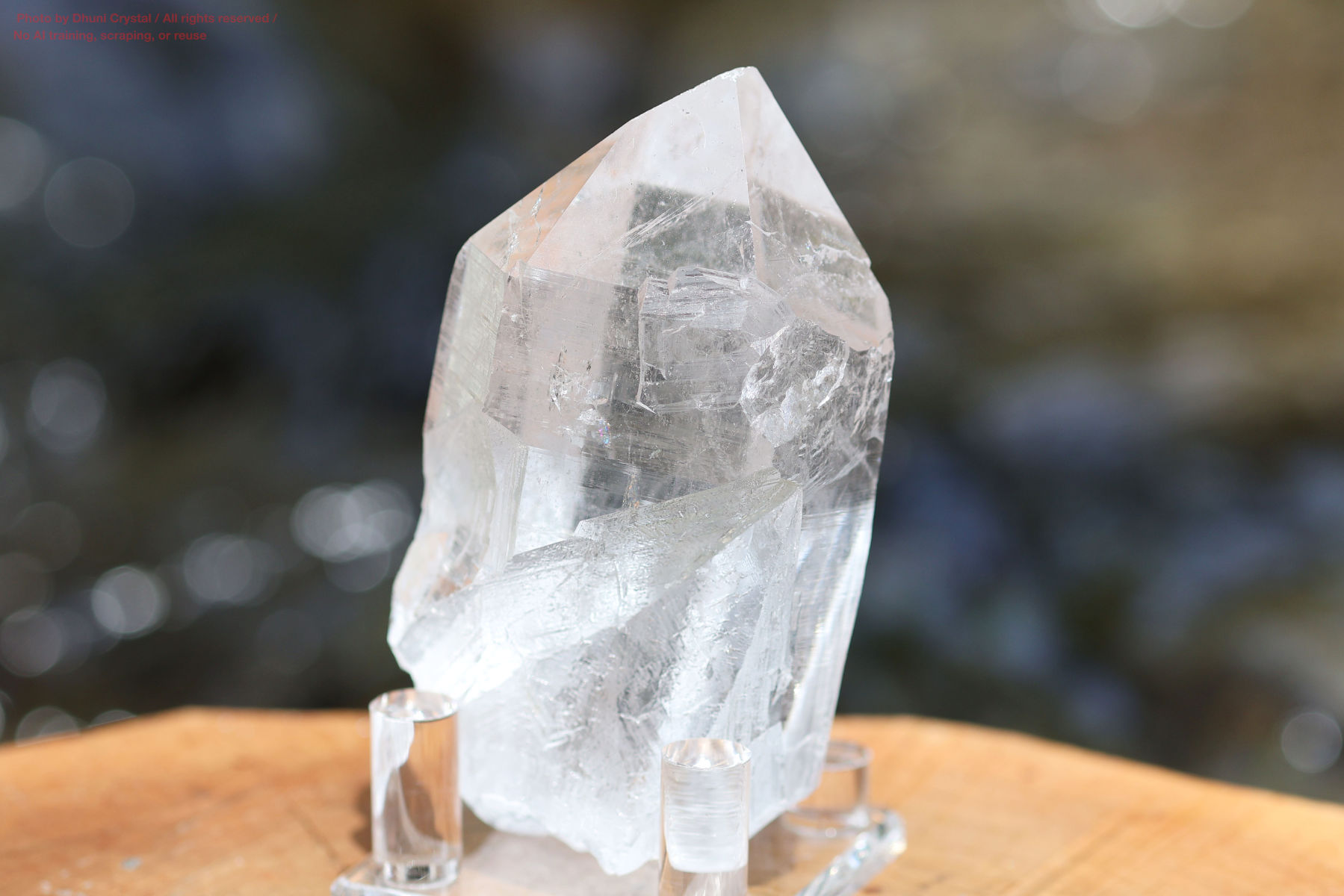 ヒマラヤ水晶/マニハール産の側面画像