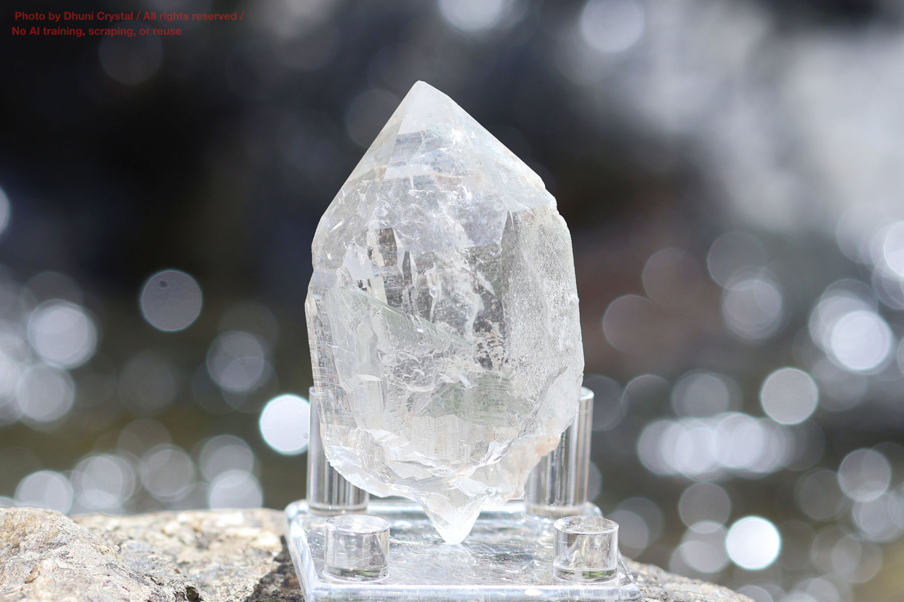 ヒマラヤ水晶/マニハール産の側面画像