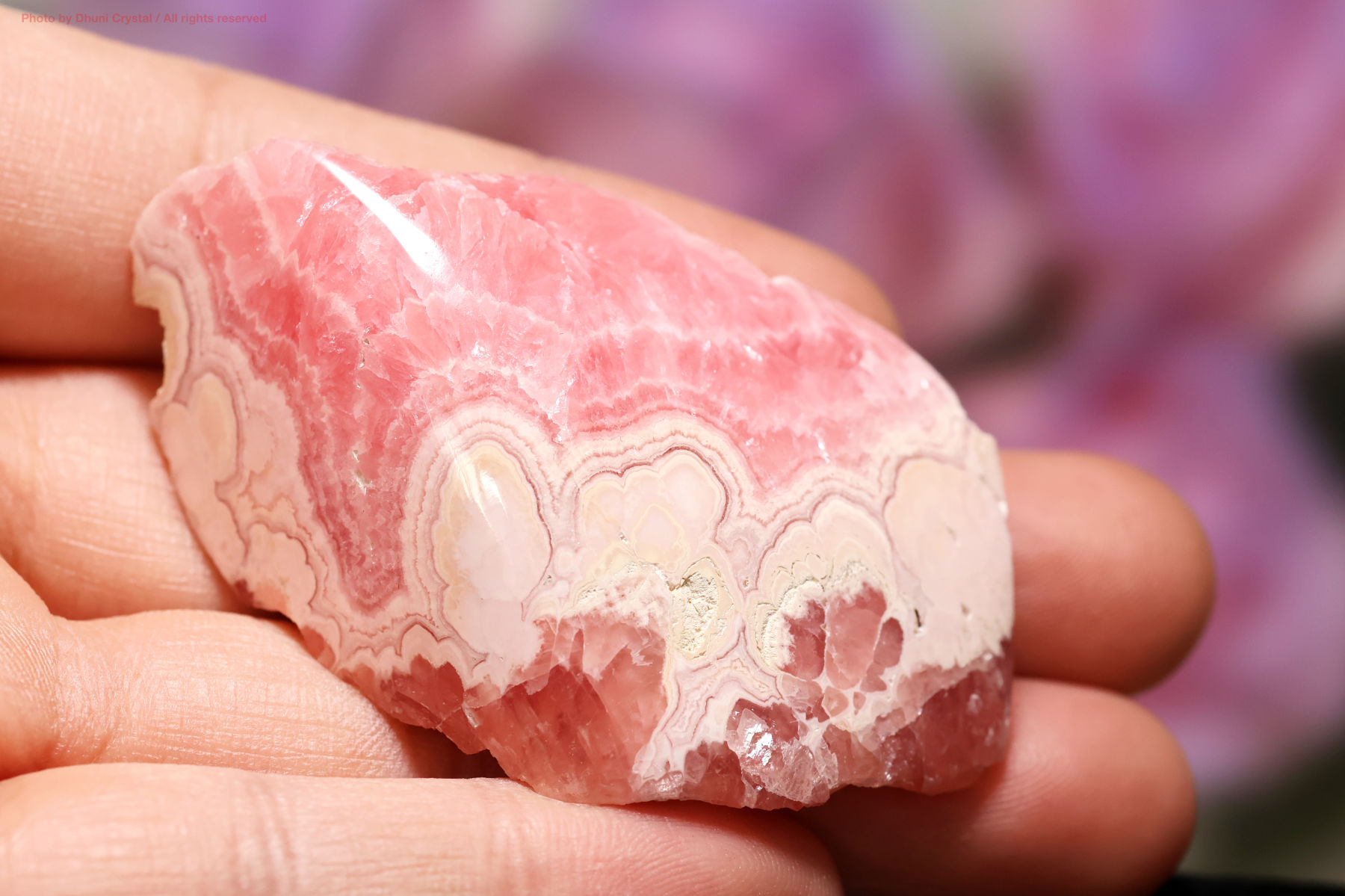 インカローズ 天然石 愛と情熱を象徴するロードクロサイト