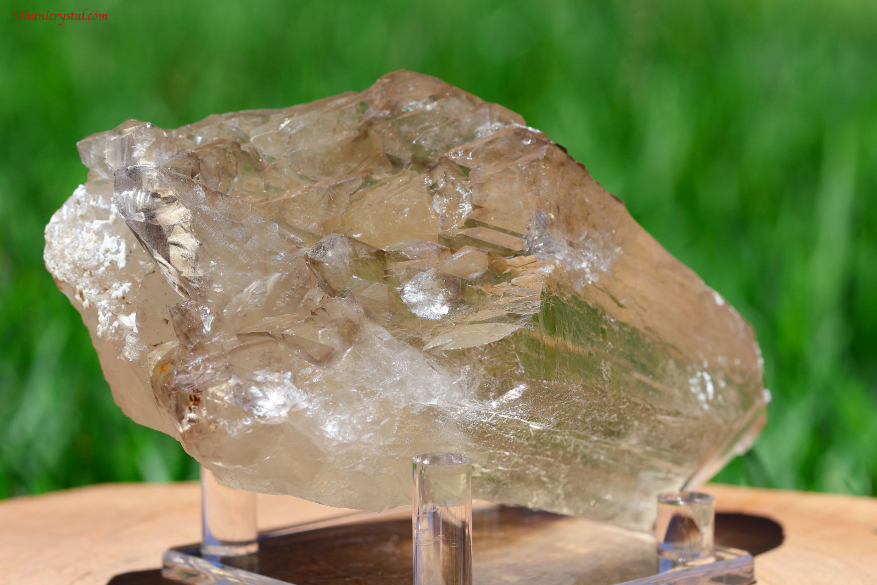 シトリン・エレスチャル原石/ダブルターミネート(T162)