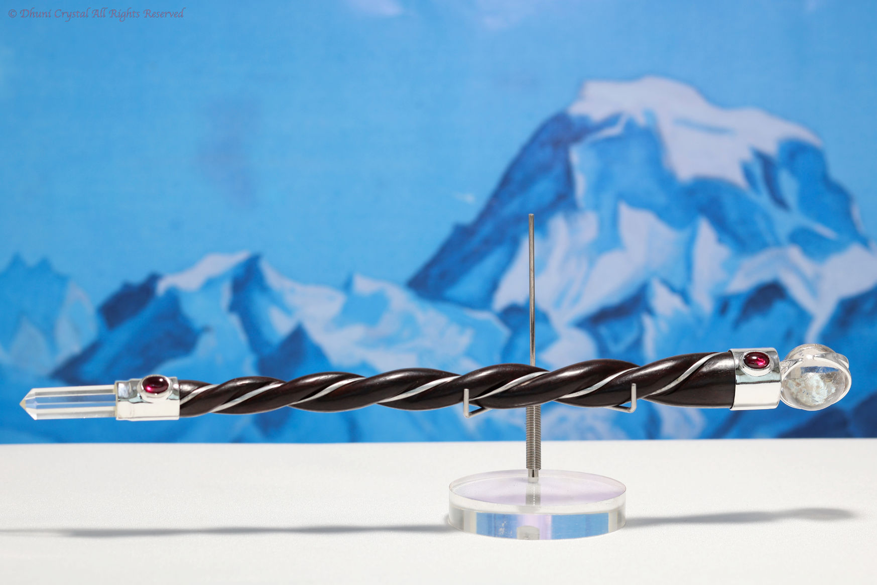 Ｂ）光を宿す“天使の石”セレナイト・スパイラルワンド B）光を宿す“天使の石”セレナイト・スパイラルワンド NEW!! 聖なる光