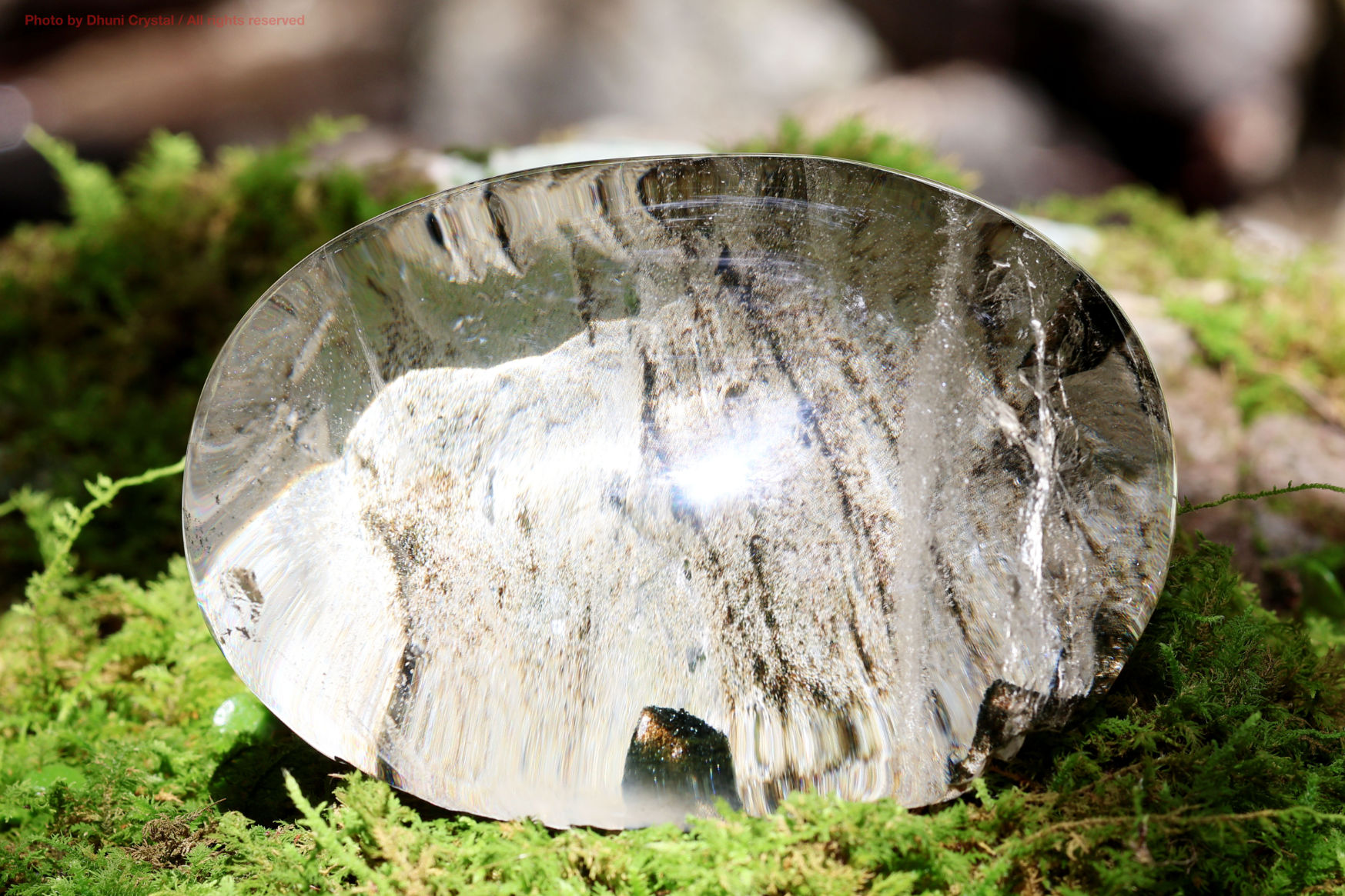 太いガーデンクオーツたーん！グラウンディングできる！ シャーマニック・ドリーム・クリスタル/ガーデンクォーツ(T318)