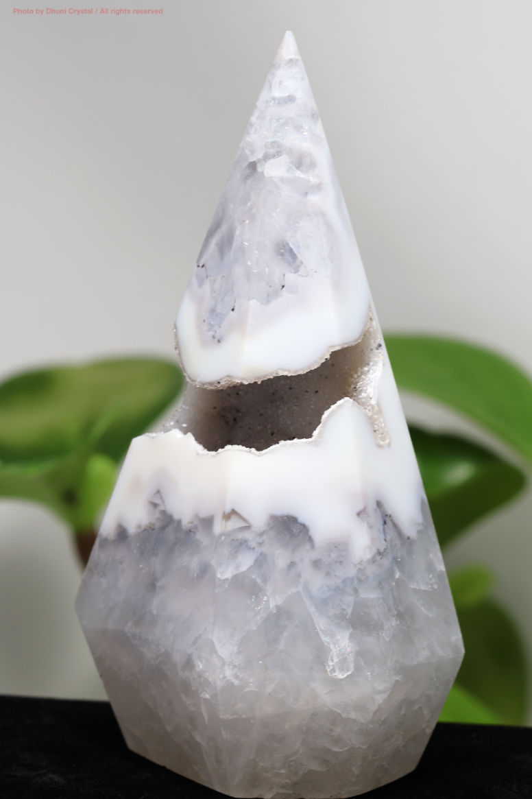 瑪瑙　ドゥルージー　置物 アラシャン瑪瑙タワー＊ドゥルージー＊阿拉善アゲート＊ポイント