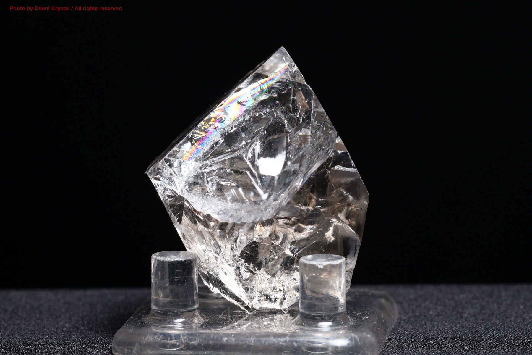 虹入り ハーキマーダイヤモンド 原石 ニューヨーク州 169.9 g ハーキマーダイヤモンド原石/虹入り(T382)