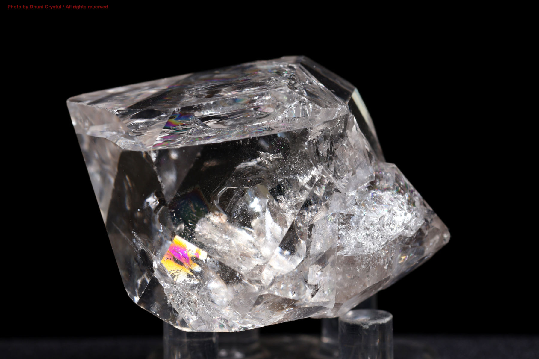 ハーキマーダイヤモンド原石 325g 虹入り 大粒！虹入りハーキマーダイヤモンド原石 天然石 虹色の星 通販