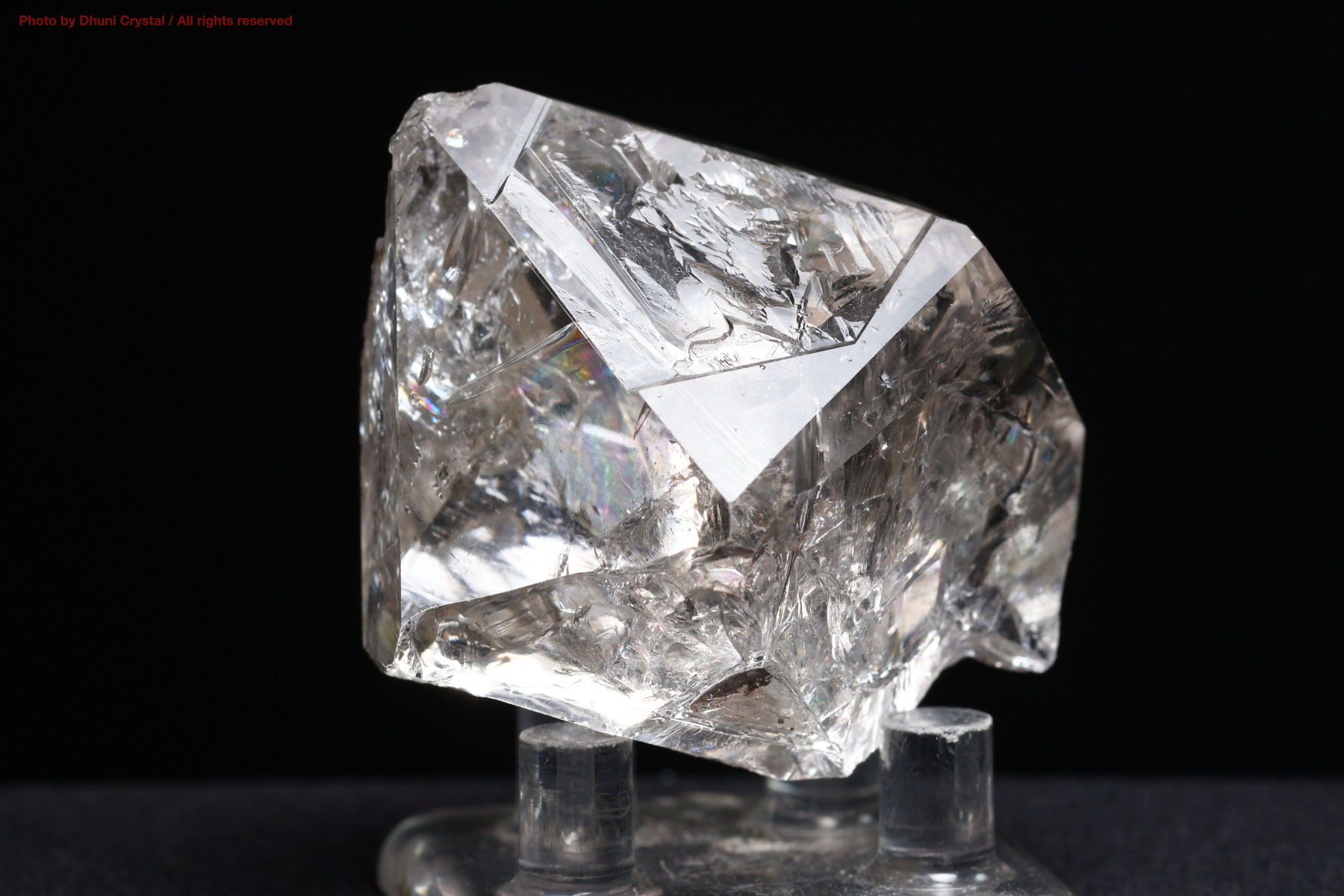 ハーキマーダイヤモンド原石 325g 虹入り ハーキマーダイヤモンド原石/虹入り(T384)