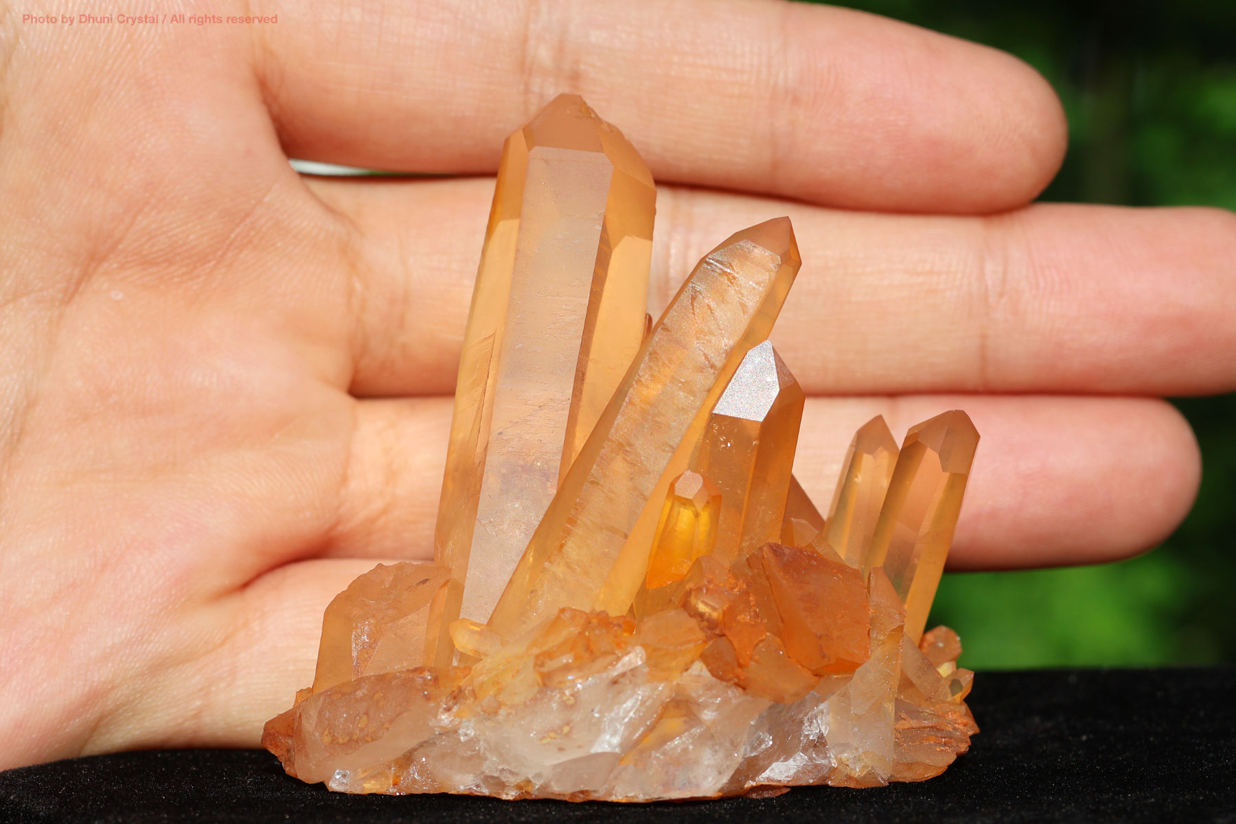 ブラジリアン ゴールデンヒーラー クラスター 天然石 水晶