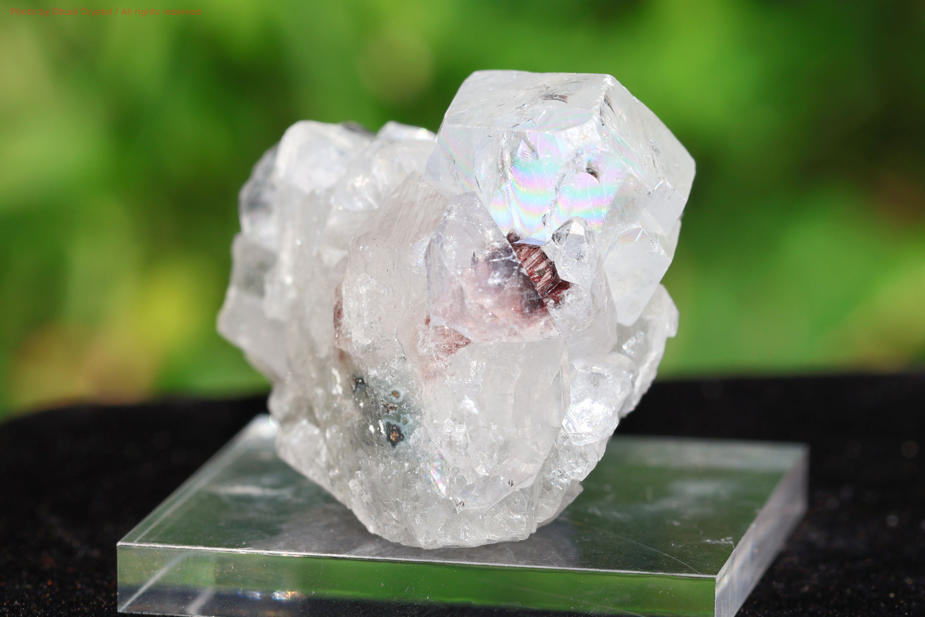 専用　アポフィライト　複数共生原石　大きめ原石 アポフィライト原石(T423)