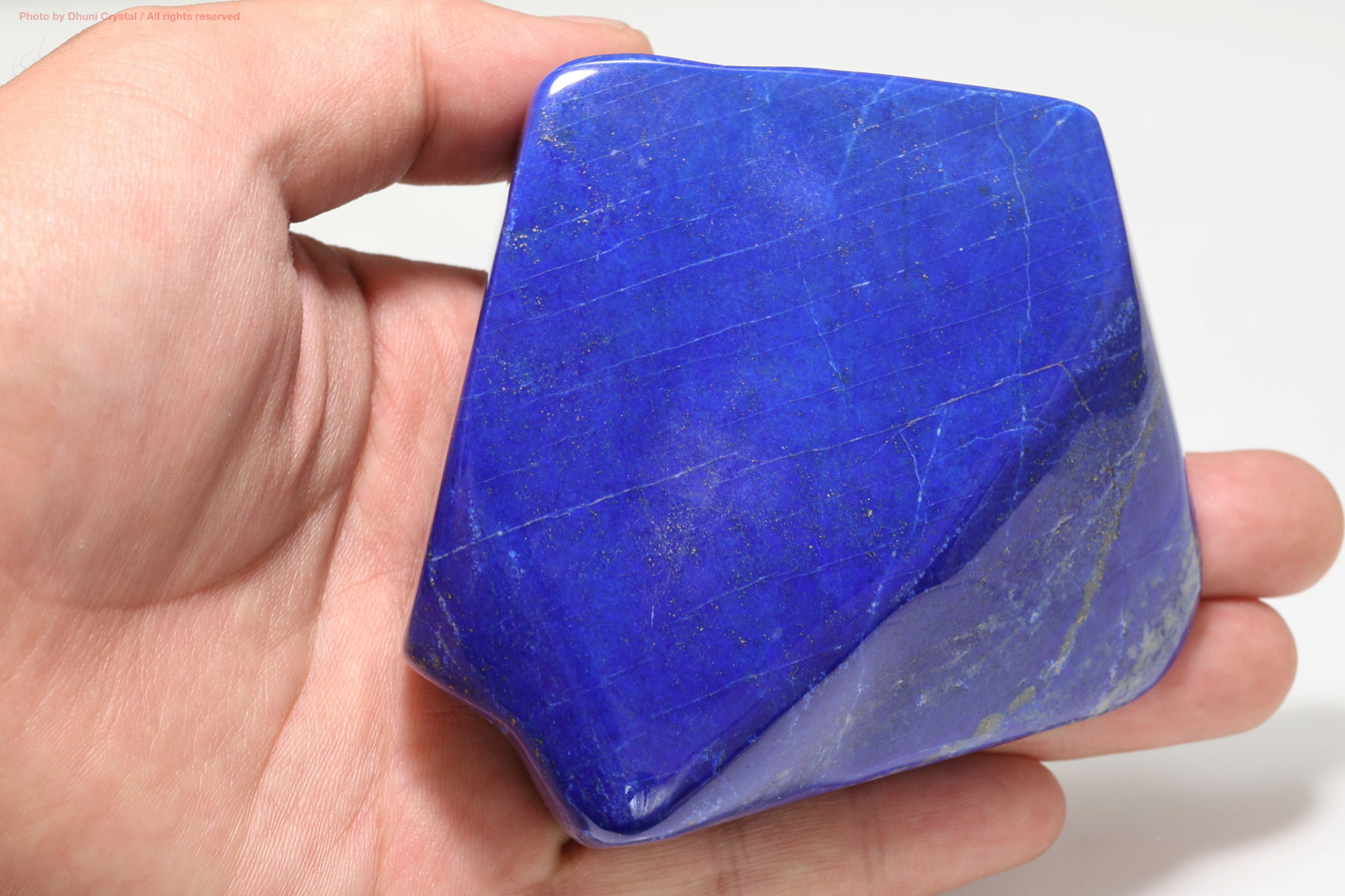 ラピスラズリ　原石　374g ラピスラズリ】深い瑠璃色に宿る叡智と守護の石｜天然石・パワーストーン