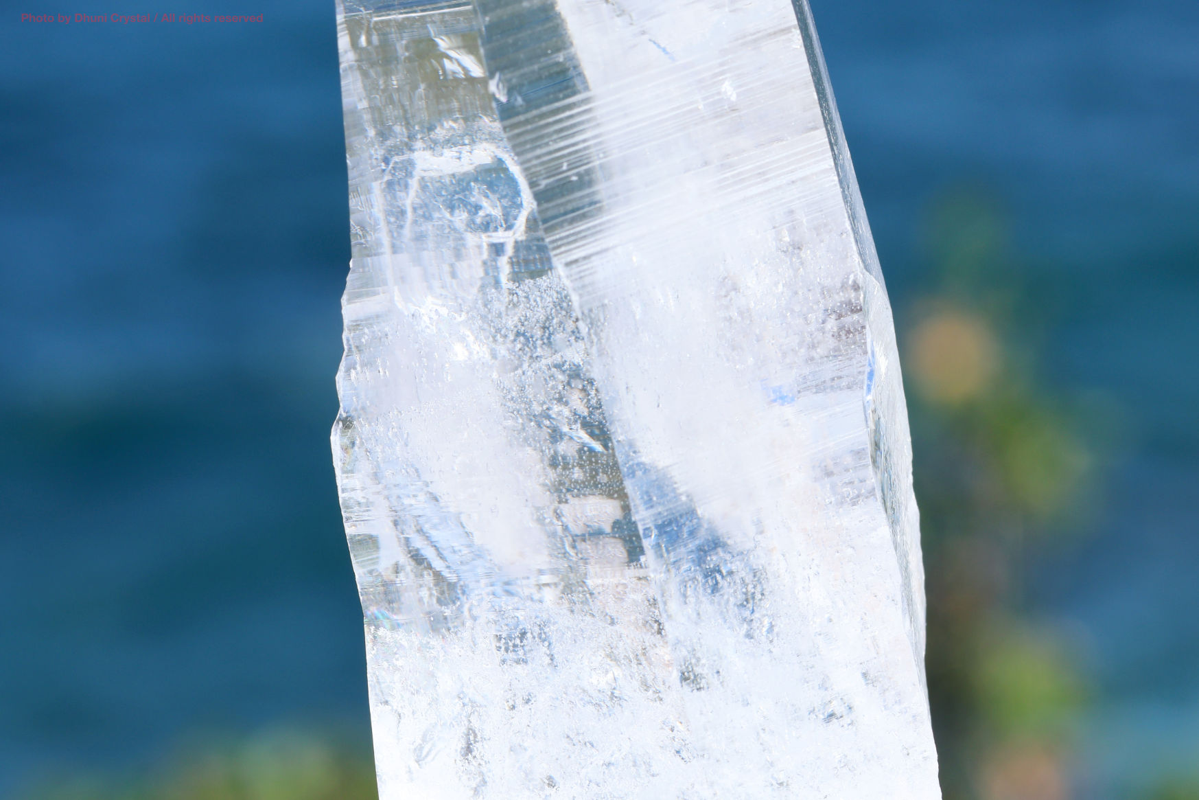 一点物】レムリアンシードクリスタル原石｜成長線が刻まれた高波動の