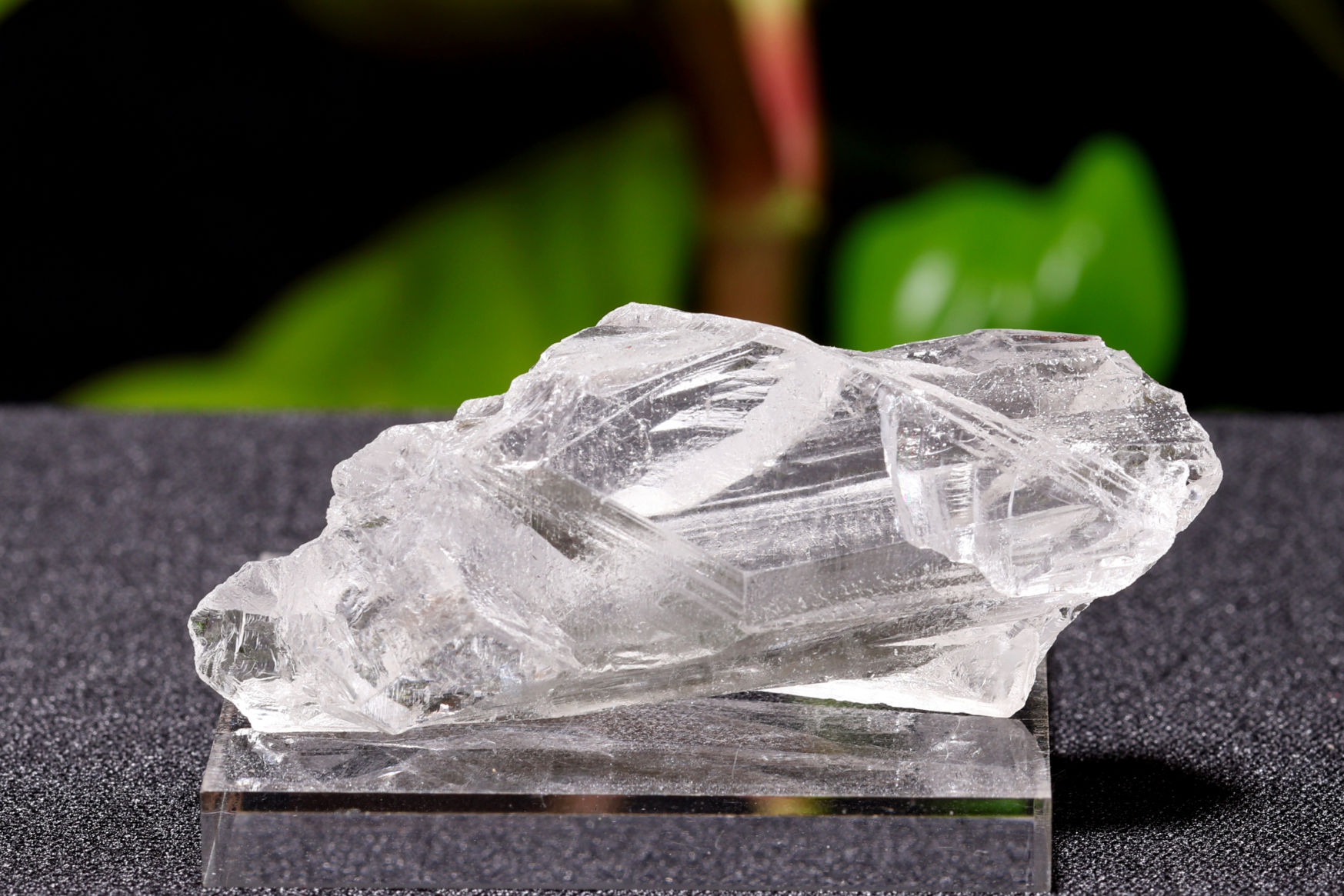 一点物】レムリアンシードクリスタル原石｜成長線が刻まれた高