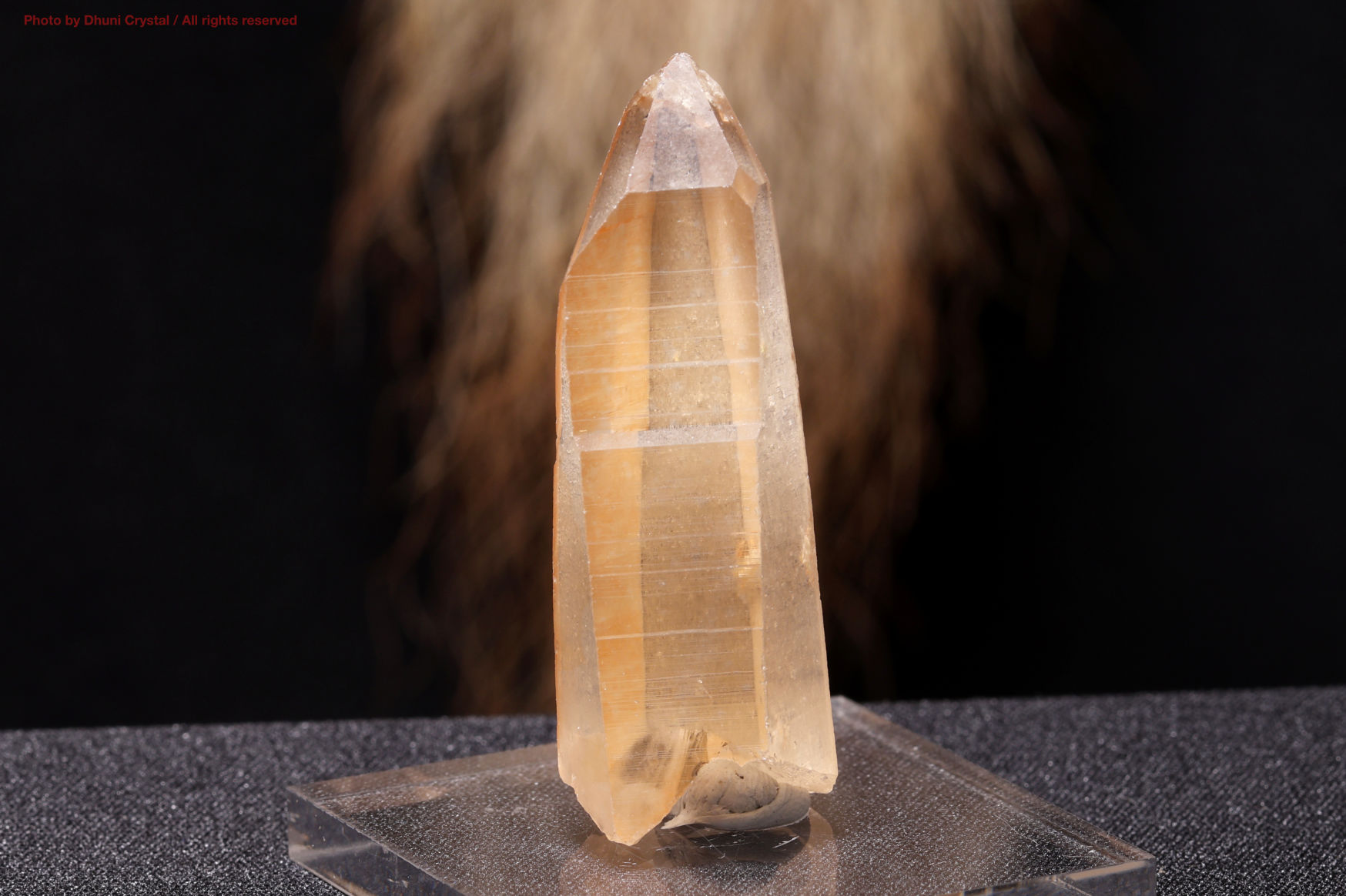 スモーキー・ルチルクォーツ原石(A28)