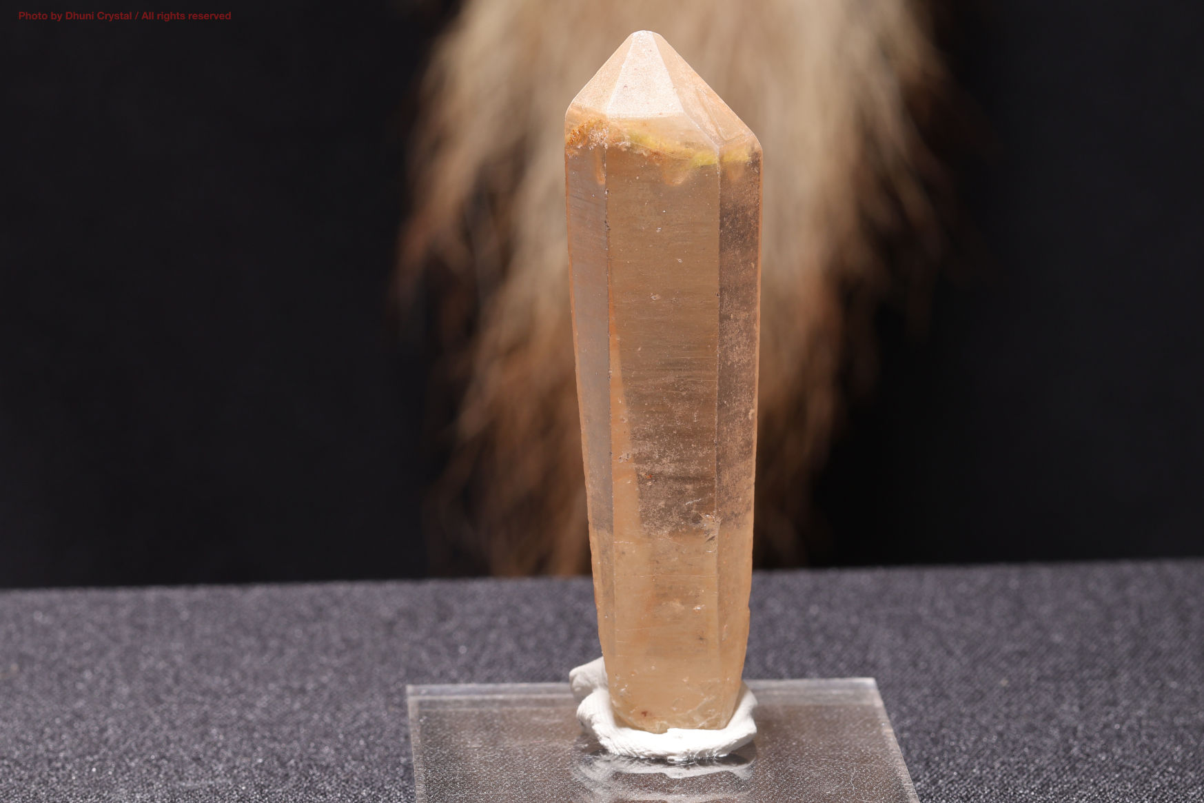 クリスタルスカル/ブラジル水晶/虹入り（V155）