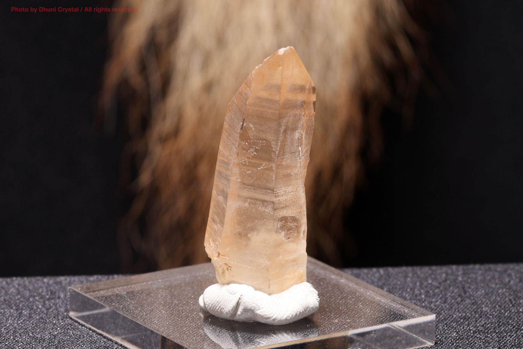 一点物】レムリアンシードクリスタル原石｜成長線が刻まれた高波動の