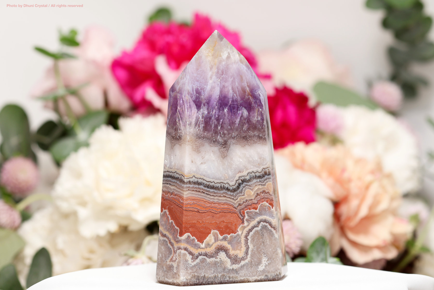 アメジスト・レースアゲート メキシコ産 クレイジーレース