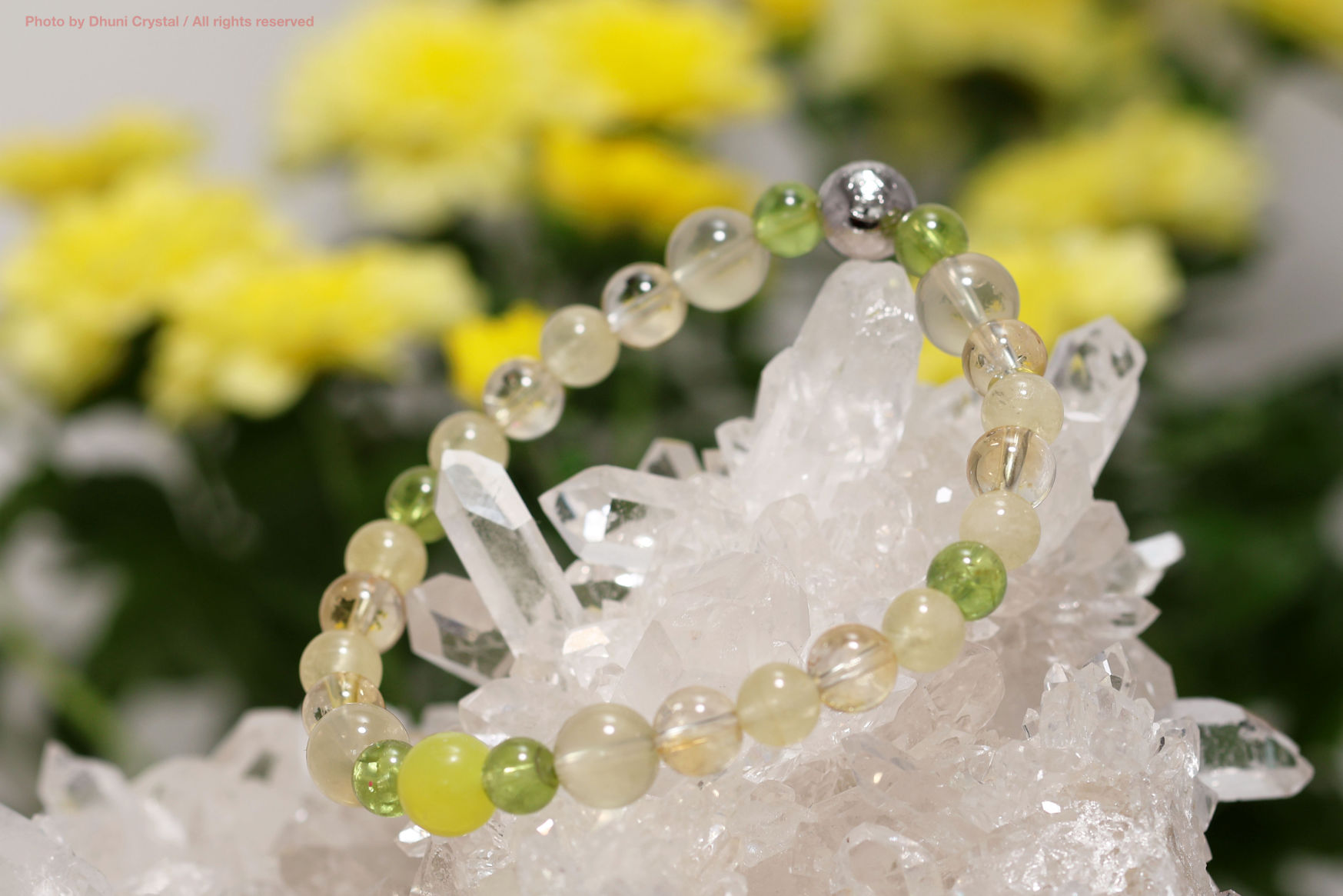 一連ブレスレット【高品質ラリマー】/8mm(C882)