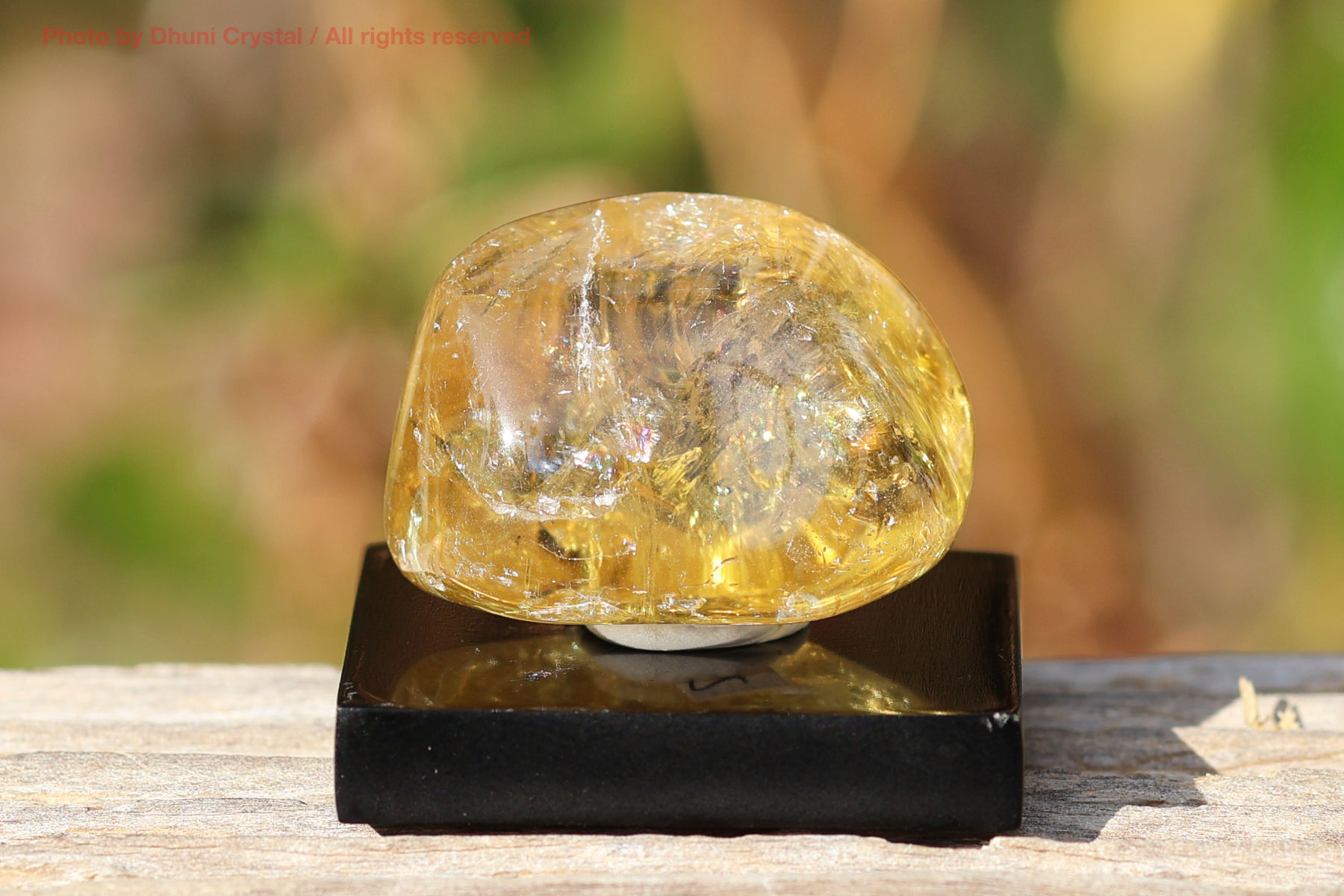 ハーキマーダイヤモンド原石/虹入り(T383)