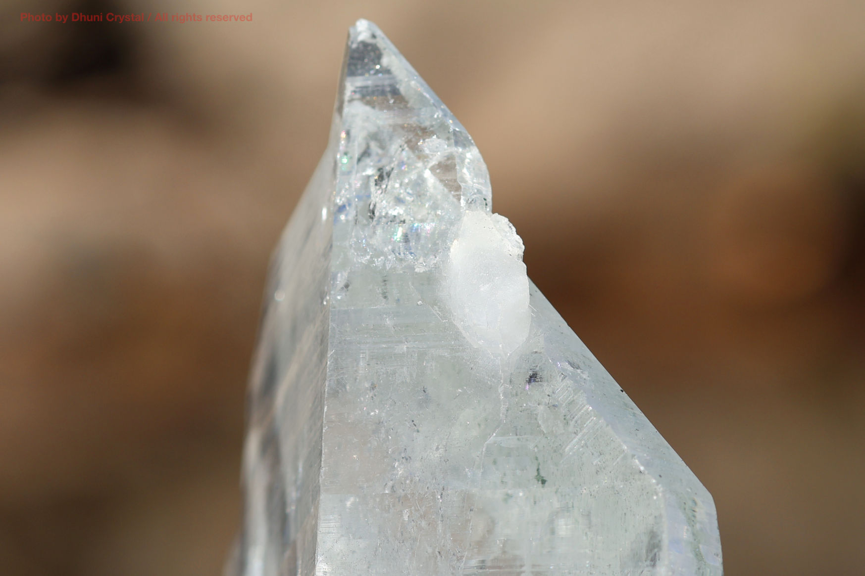 マニハール産 ヒマラヤ水晶 原石｜透明度抜群のクリスタル