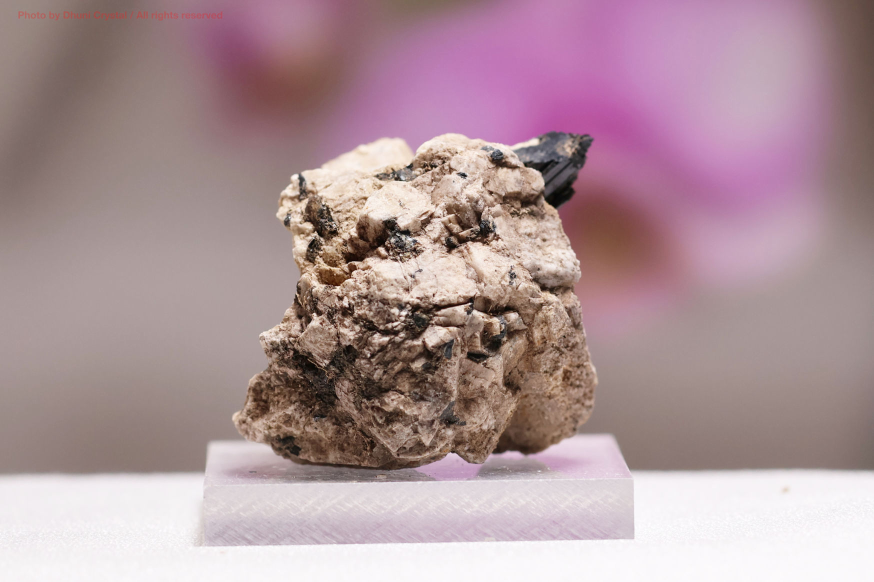 エジリン結晶の拡大画像