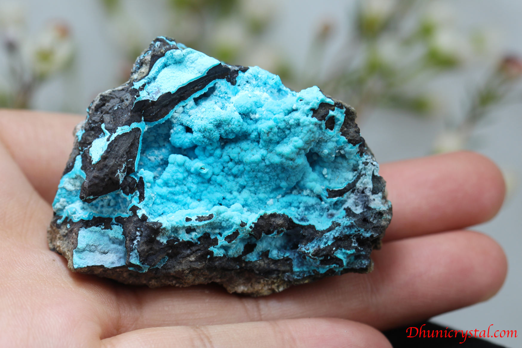 天然原石 クリソコーラインカルサイト原石 クリソコラ /約424g/1個